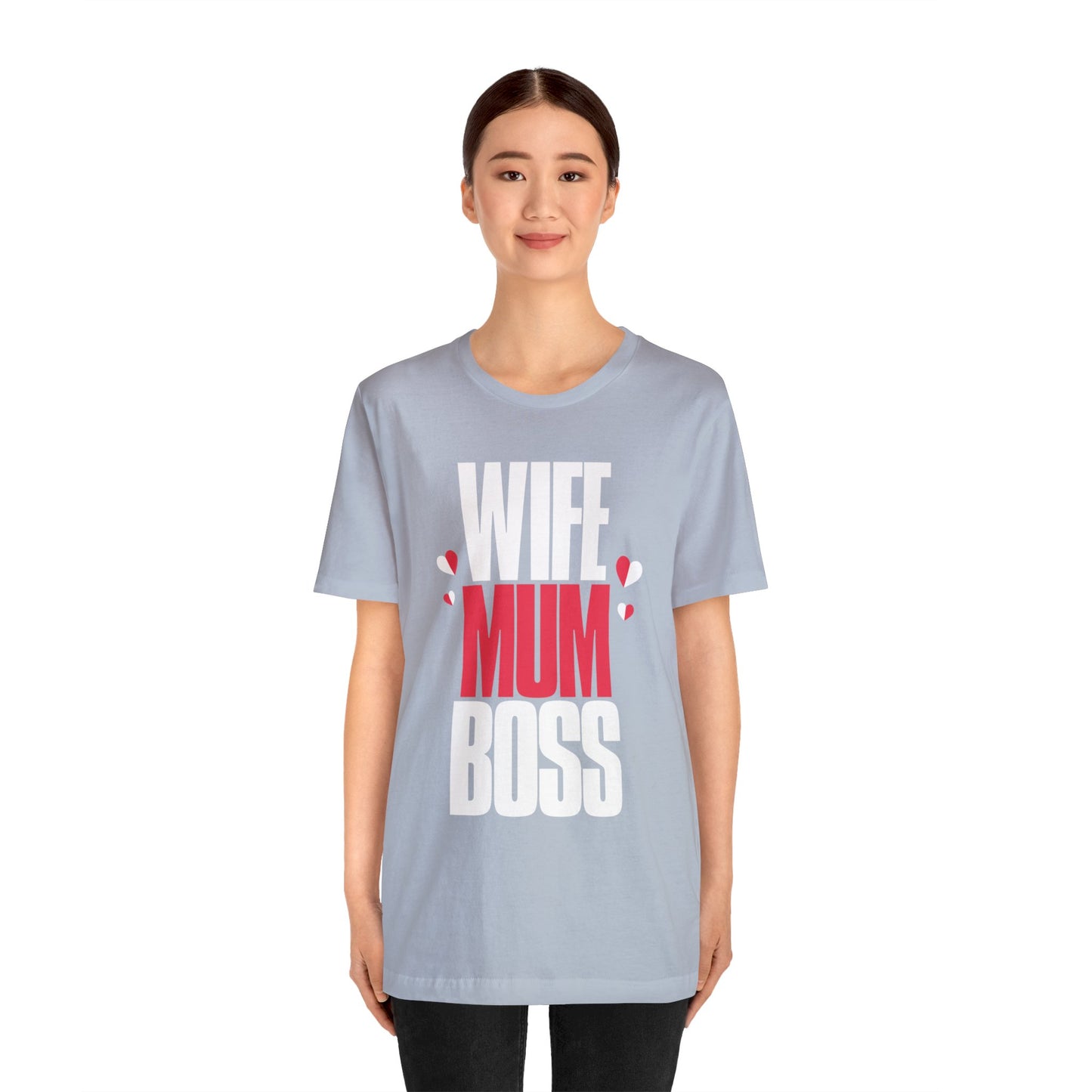 Wife mum boss Jersey Short Sleeve Tee