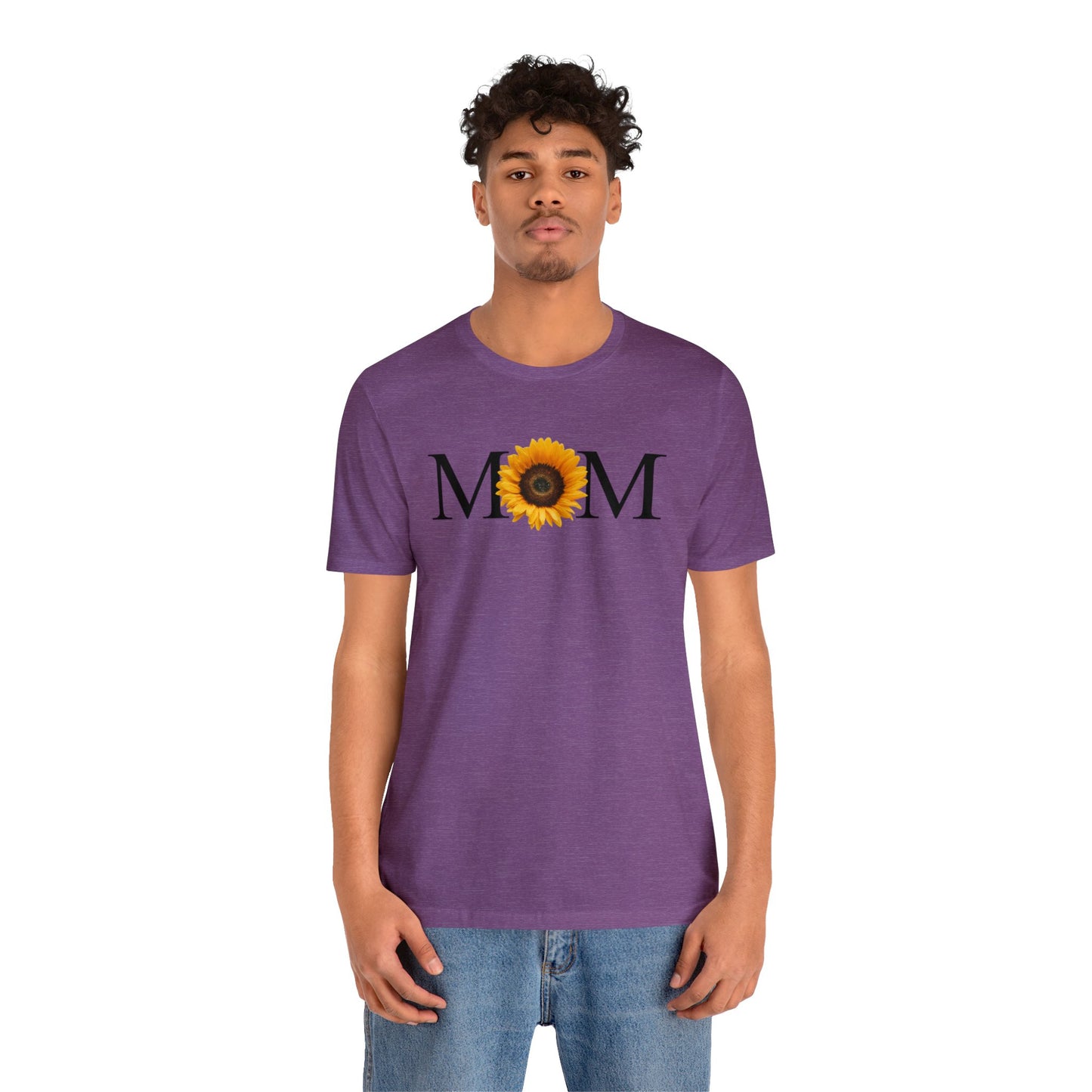 Mom Sunflower Jersey Short Sleeve Tee