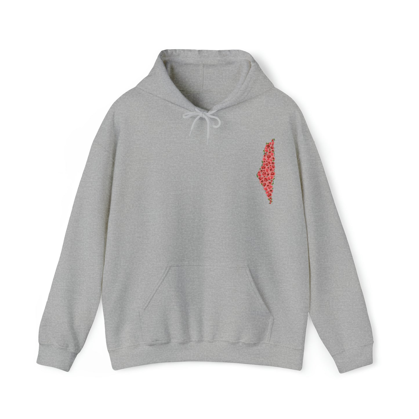 Heavy Blend™ Hooded Sweatshirt palestine floral womens design