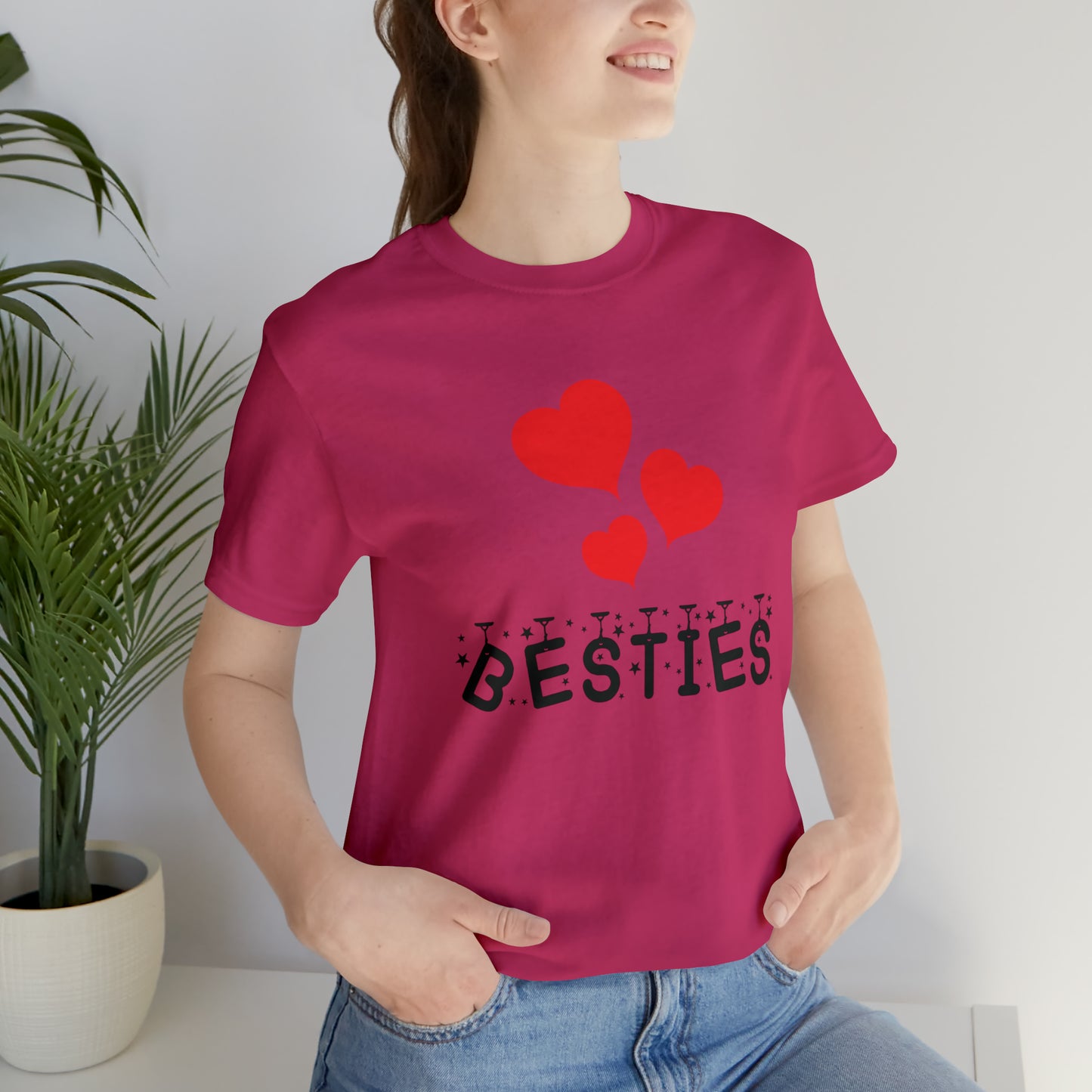Besties Jersey Short Sleeve Tee