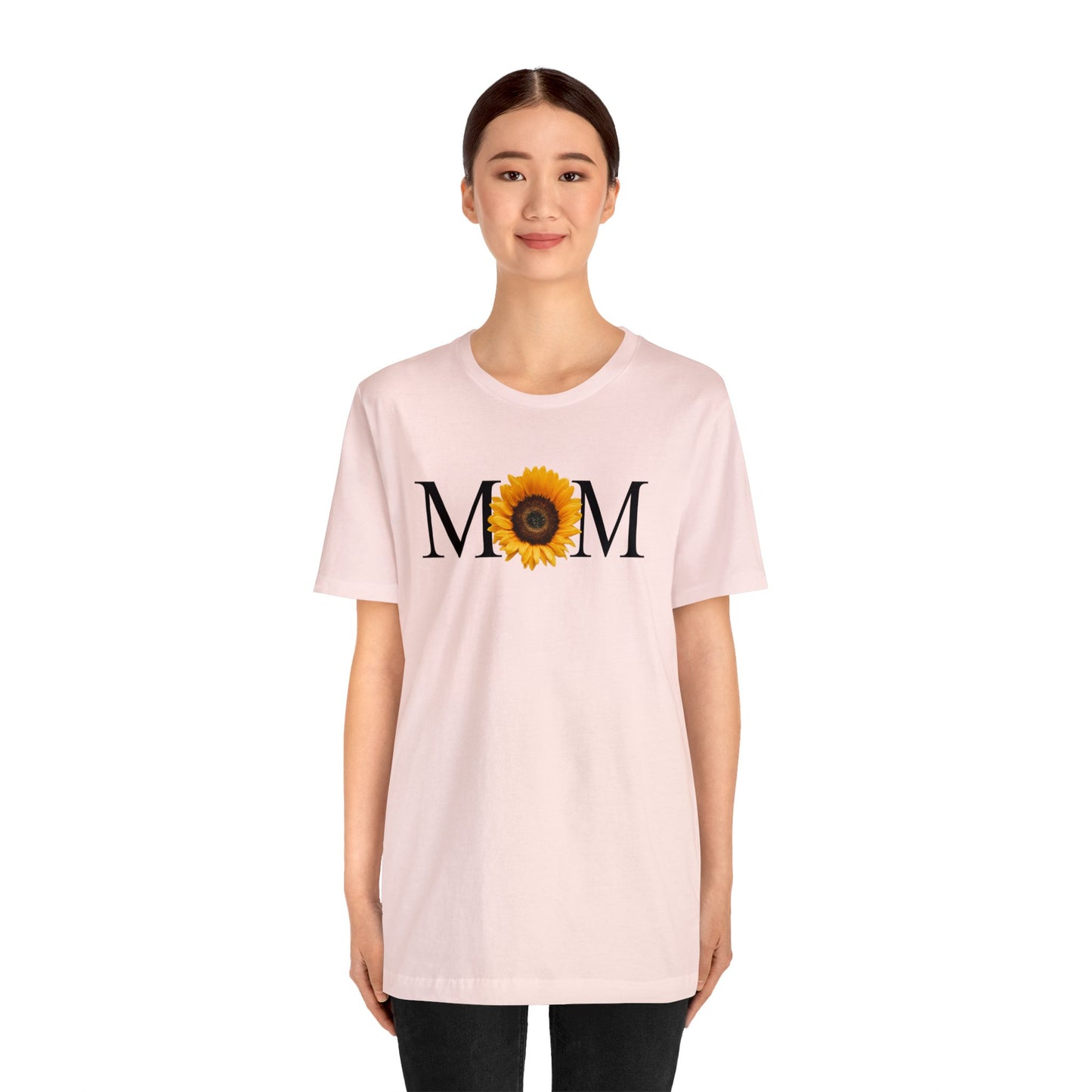 Mom Sunflower Jersey Short Sleeve Tee