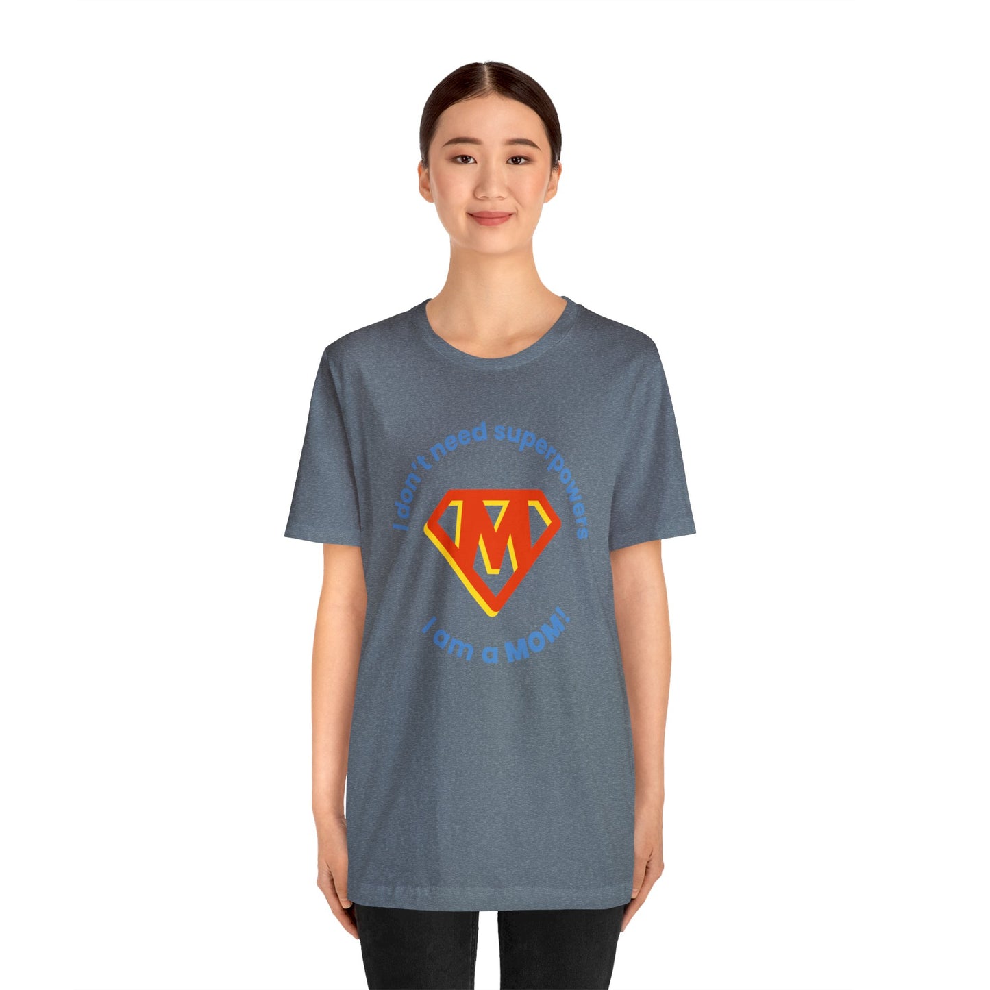 Mom M Jersey Short Sleeve Tee