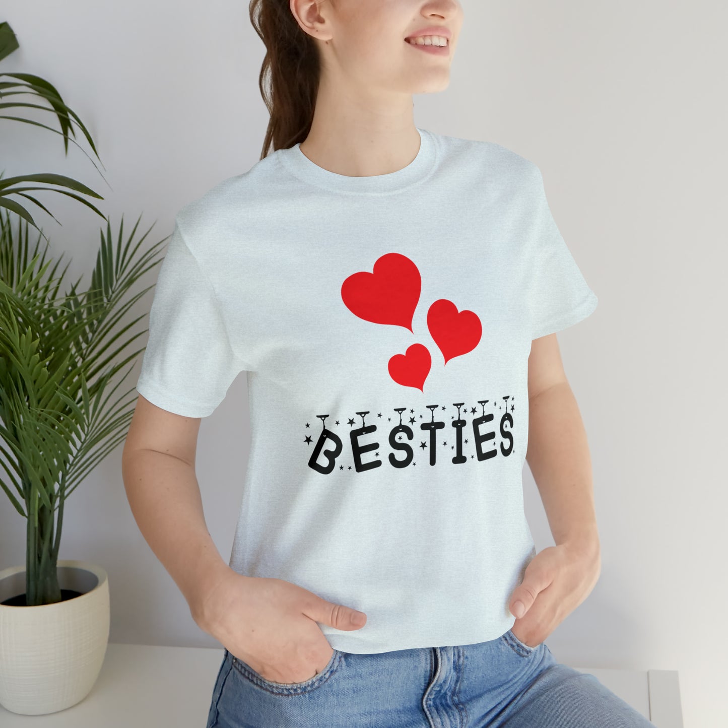 Besties Jersey Short Sleeve Tee