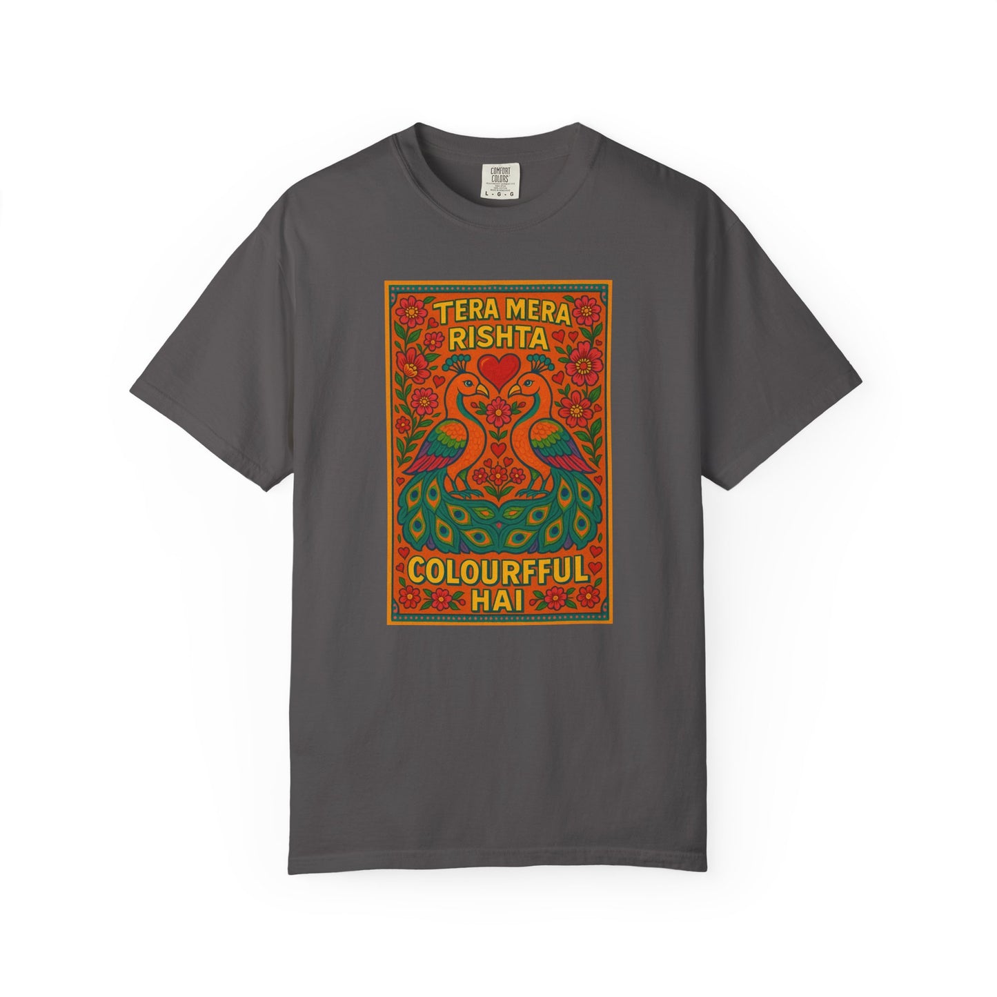 Tera Mera Rishta T-Shirt, Unisex Graphic Tee, Casual Wear, Festive Gift, Ethnic Design, Summer Top
