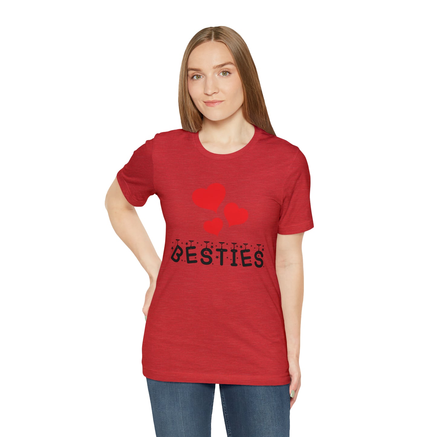 Besties Jersey Short Sleeve Tee