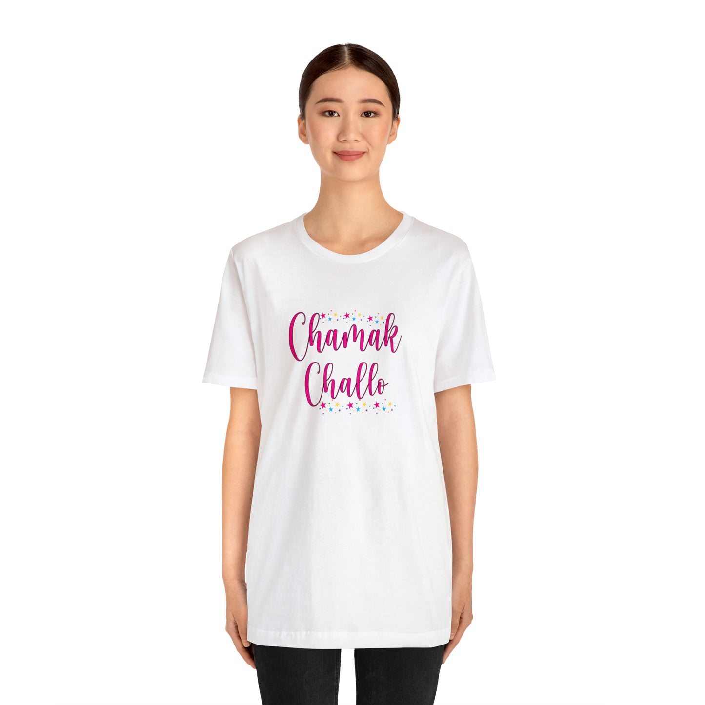 Chamak challo Jersey Short Sleeve Tee