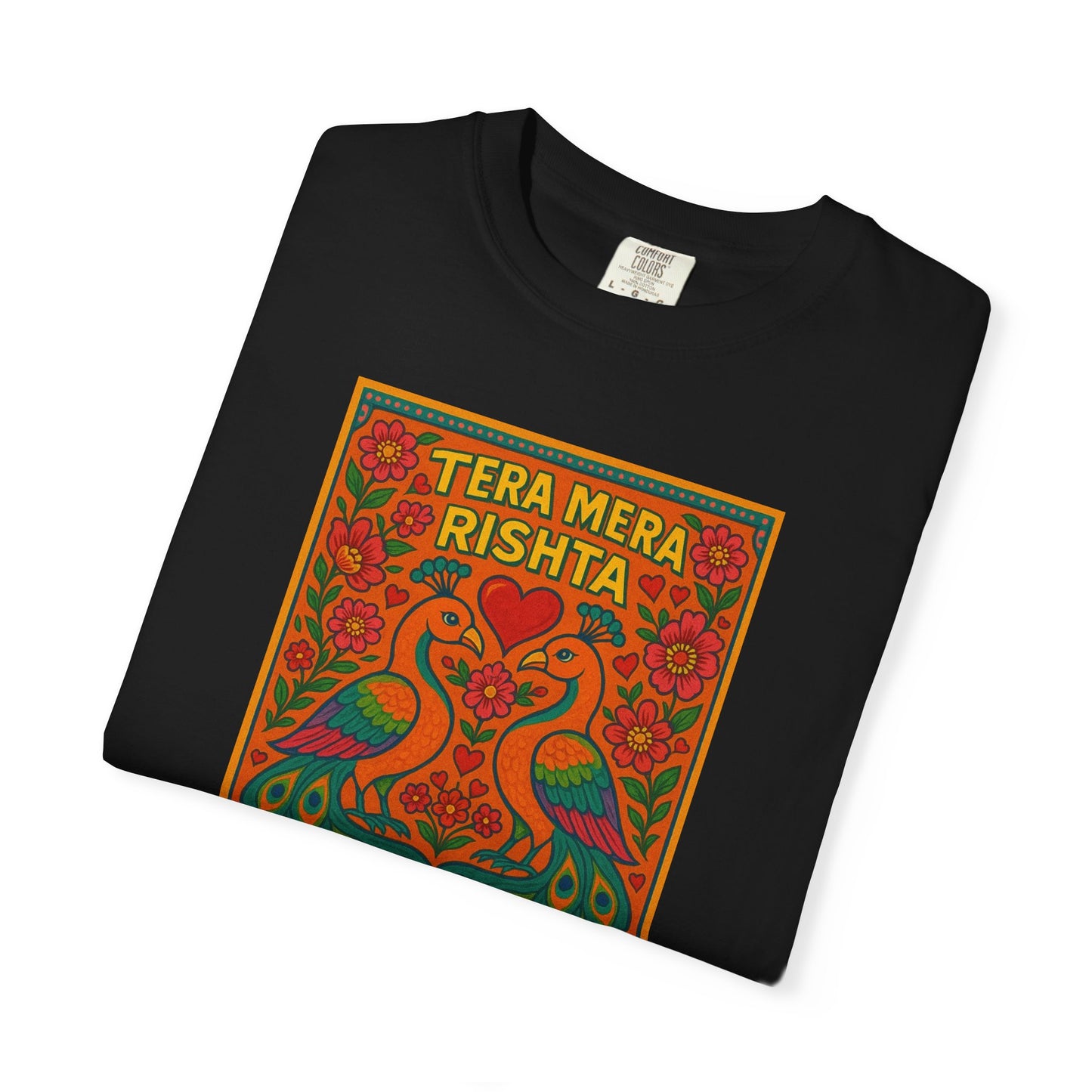 Tera Mera Rishta T-Shirt, Unisex Graphic Tee, Casual Wear, Festive Gift, Ethnic Design, Summer Top