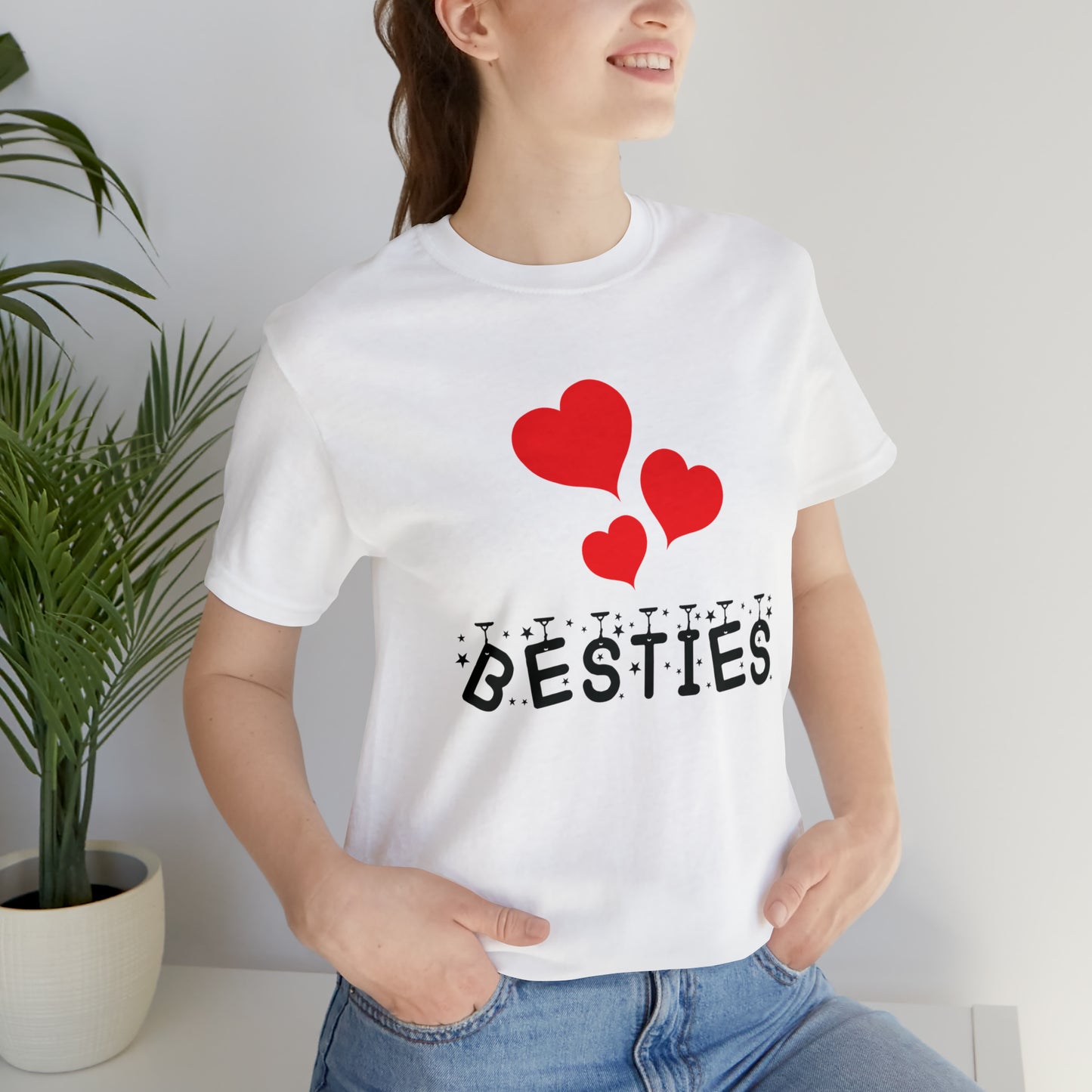 Besties Jersey Short Sleeve Tee