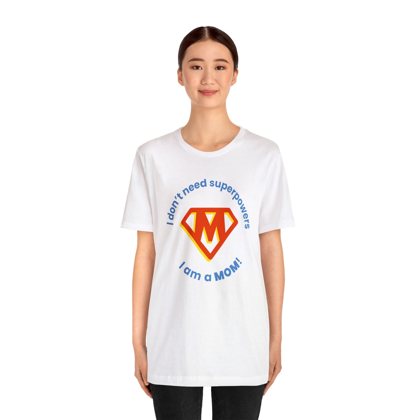 Mom M Jersey Short Sleeve Tee