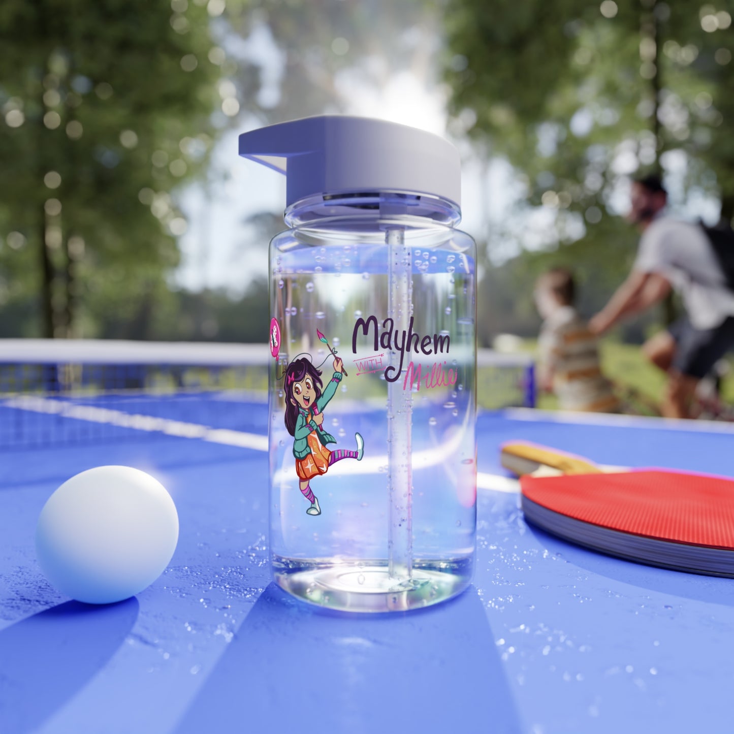 Tritan Water Bottle- Mayhem with Miliie