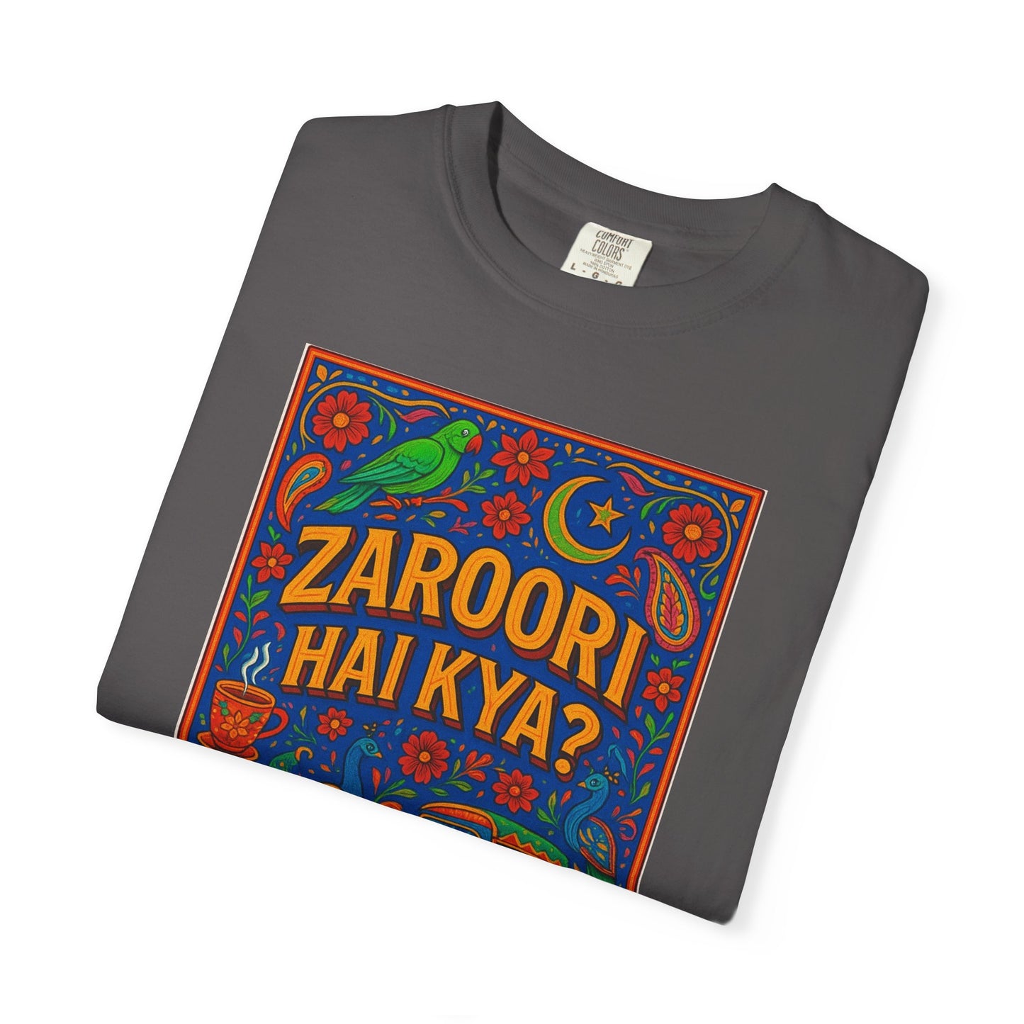Zaroori Hai Kiya Graphic T-Shirt, Fun Casual Wear, Pop Culture Style, Gift for Friends, Everyday Comfort, Unique Statement Tee