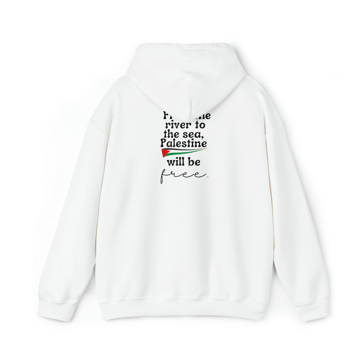 Heavy Blend™ Hooded Sweatshirt palestine floral womens design