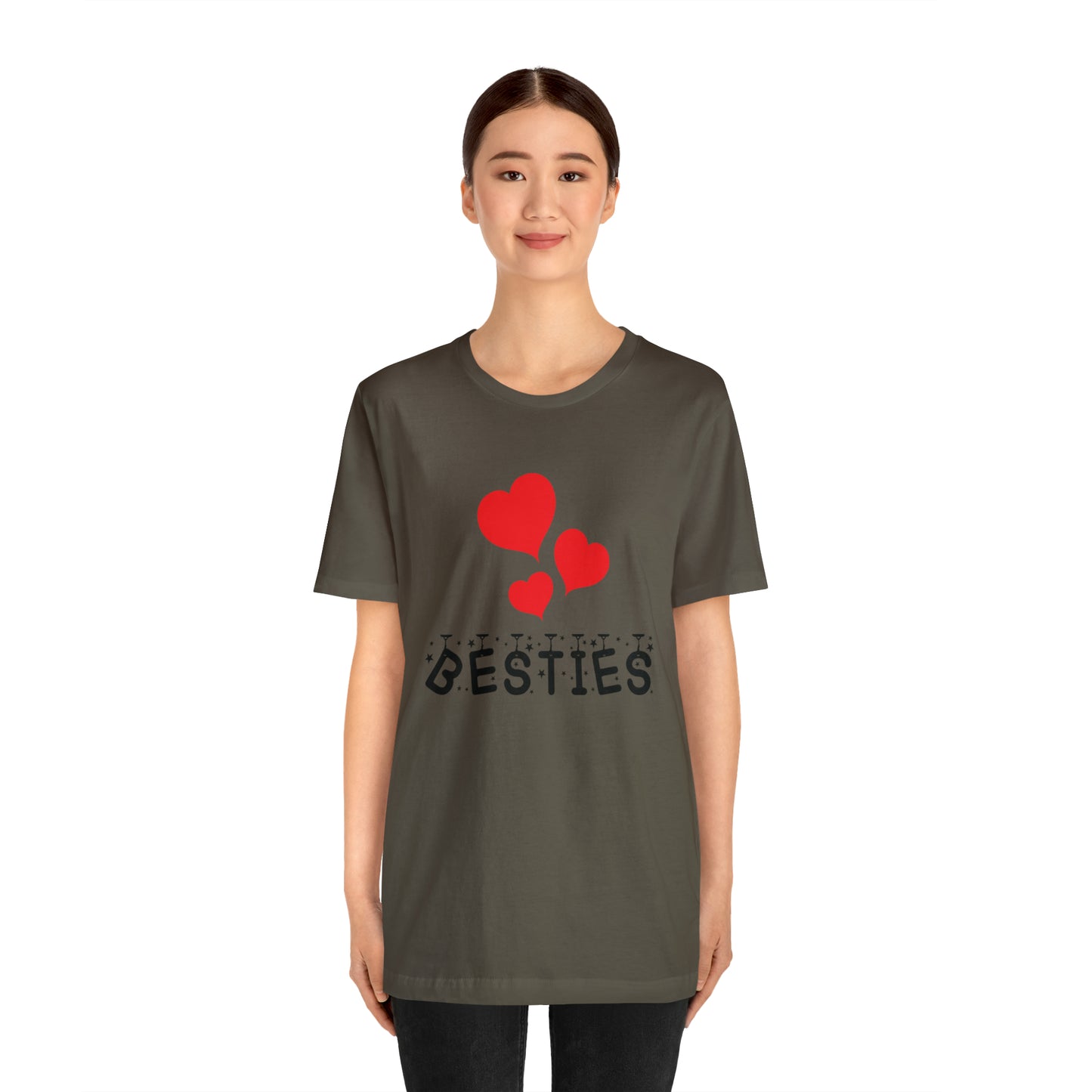 Besties Jersey Short Sleeve Tee
