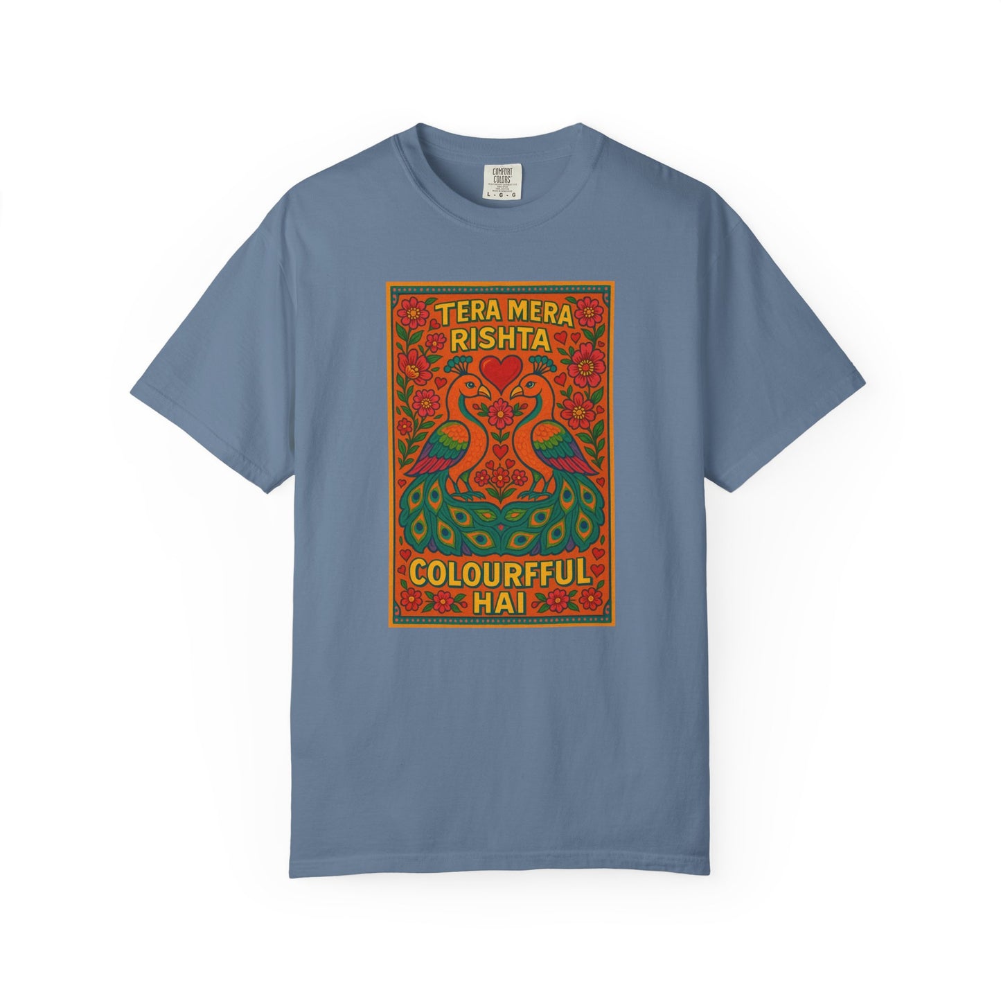 Tera Mera Rishta T-Shirt, Unisex Graphic Tee, Casual Wear, Festive Gift, Ethnic Design, Summer Top