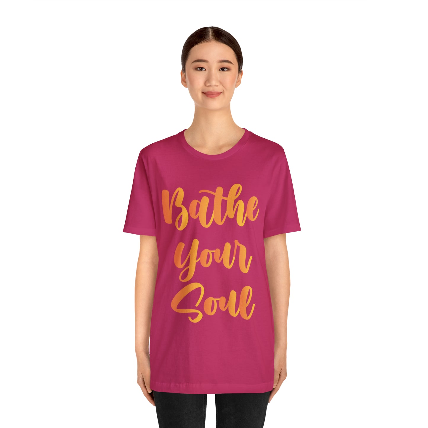 Bathe your soul Jersey Short Sleeve Tee