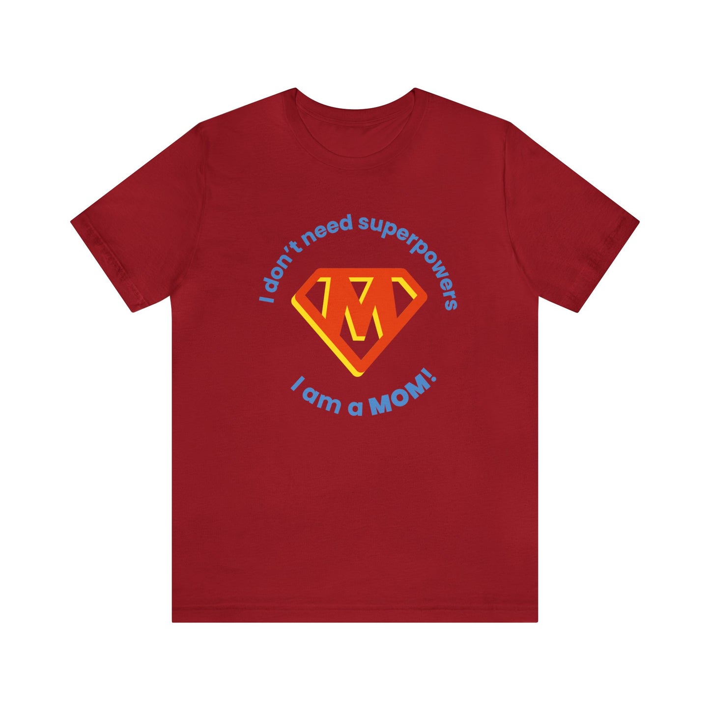 Mom M Jersey Short Sleeve Tee