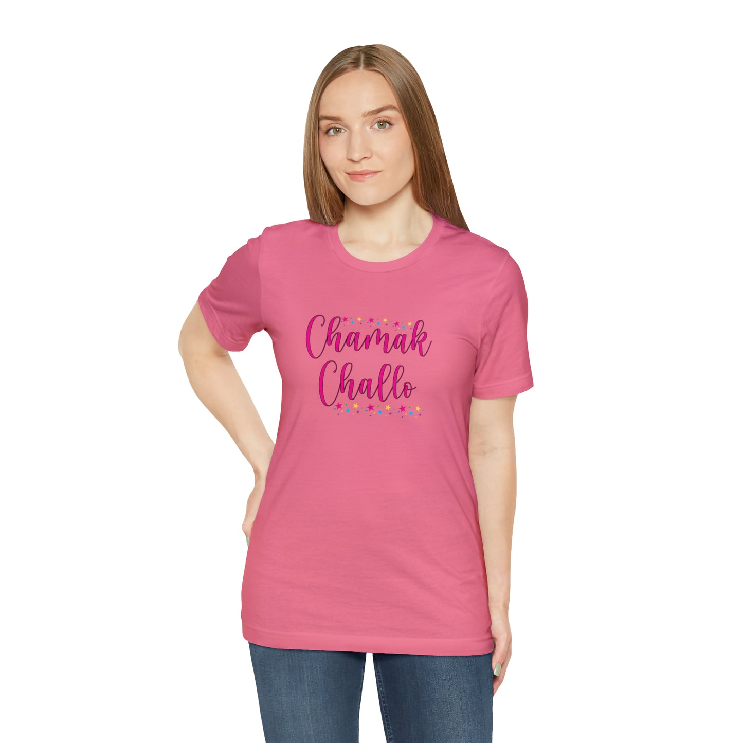 Chamak challo Jersey Short Sleeve Tee