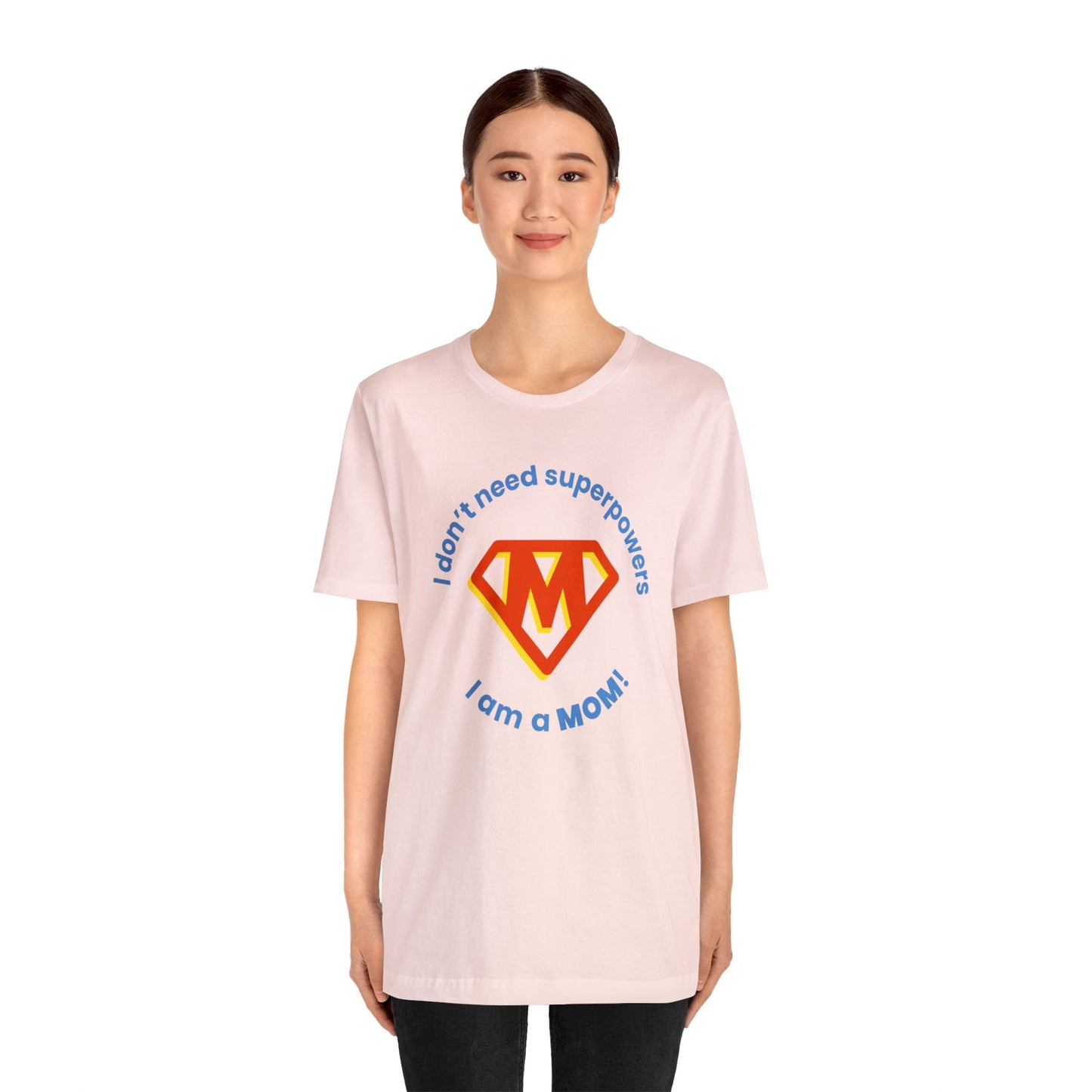 Mom M Jersey Short Sleeve Tee
