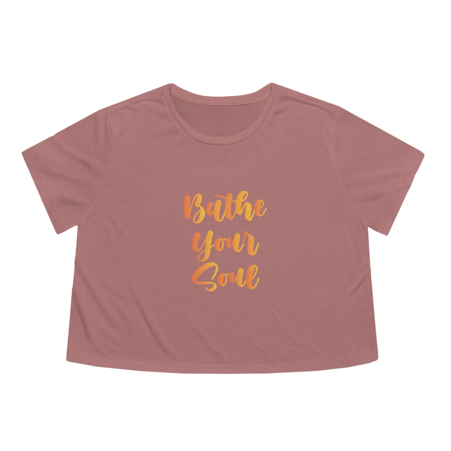 Bathe your soul Women's Flowy Cropped Tee