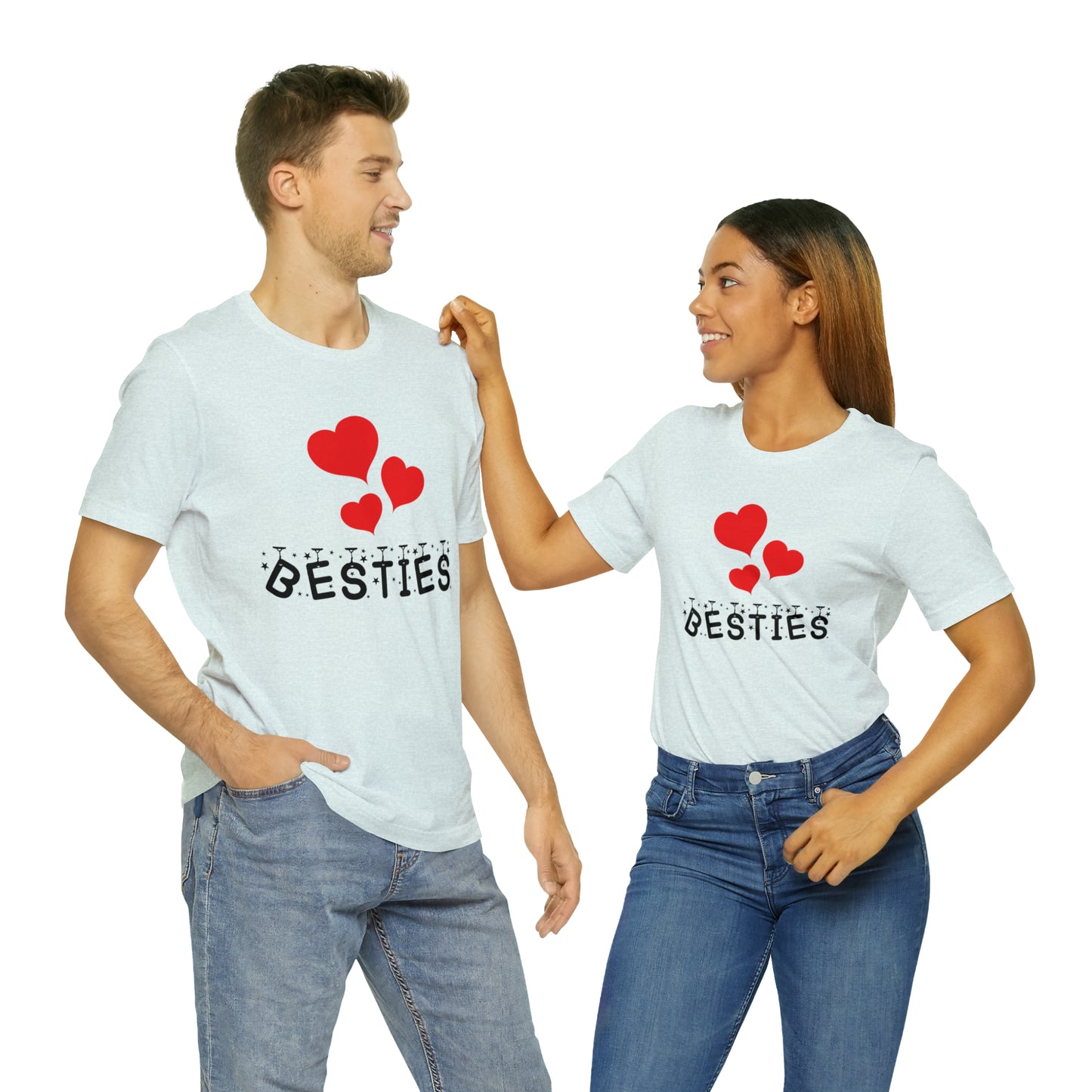 Besties Jersey Short Sleeve Tee