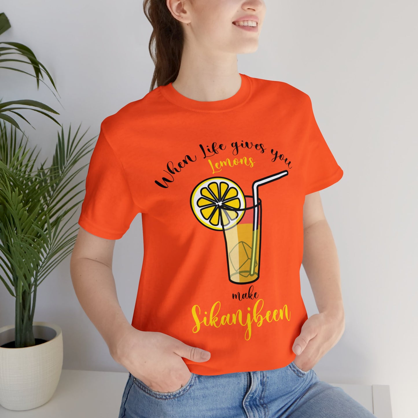 When life gives you lemons Jersey Short Sleeve Tee