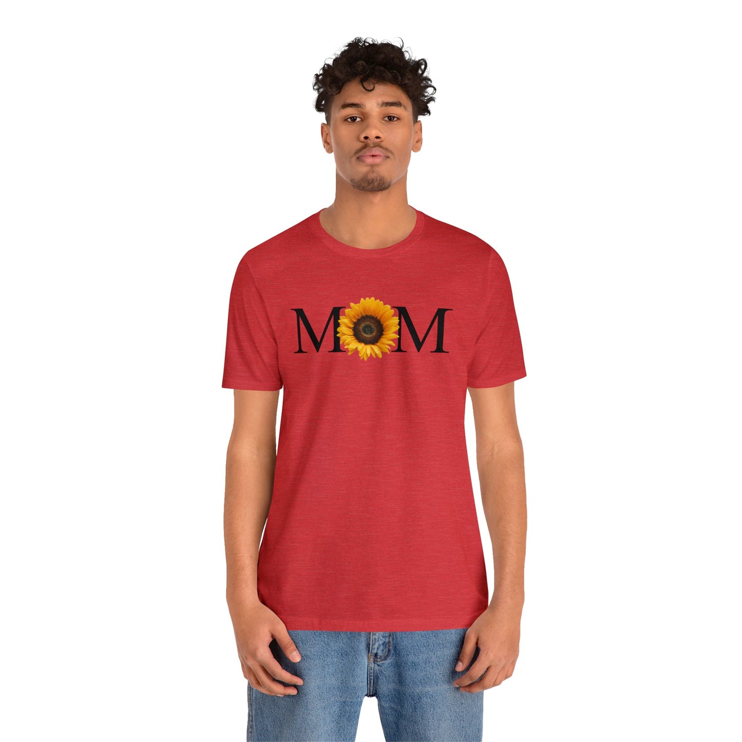 Mom Sunflower Jersey Short Sleeve Tee