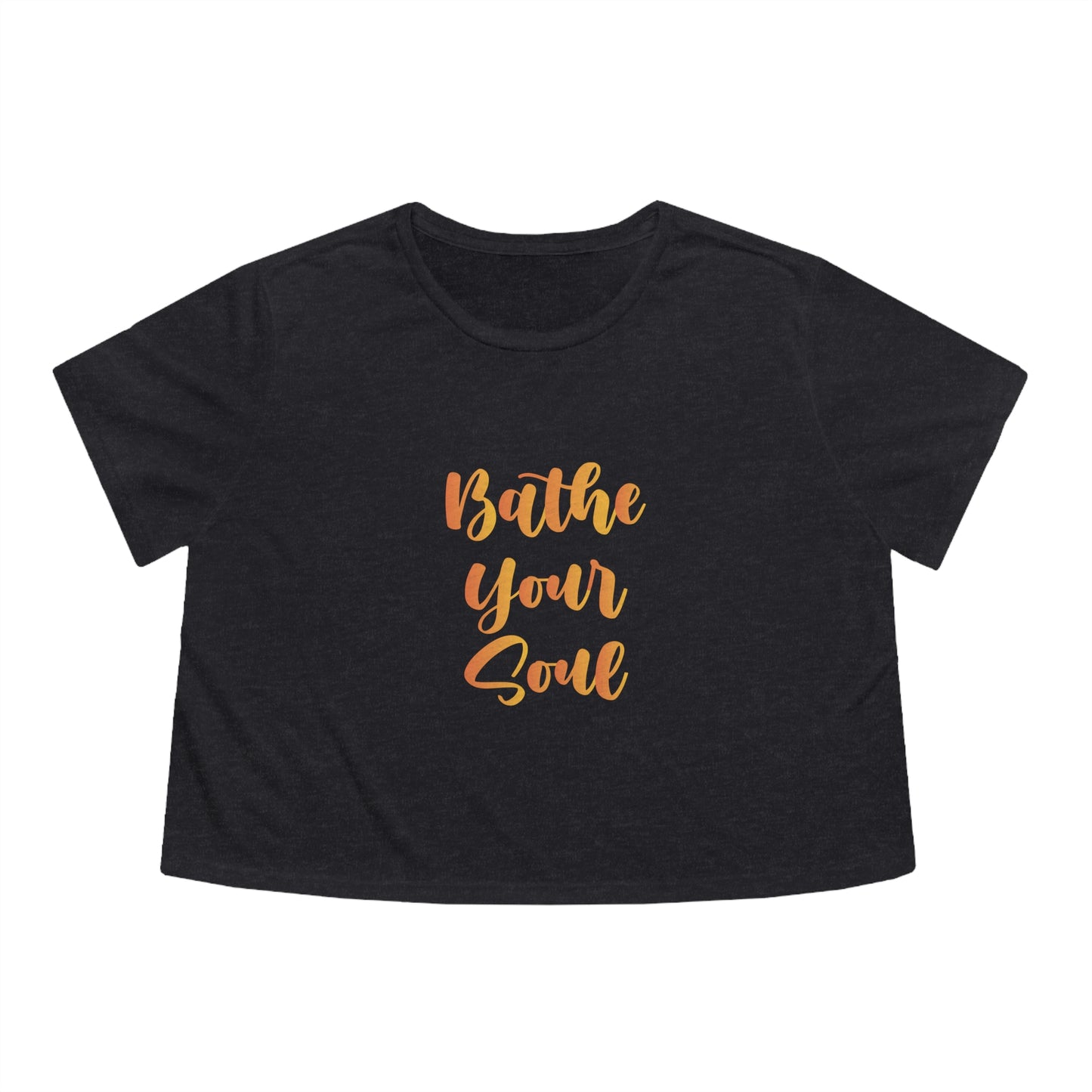 Bathe your soul Women's Flowy Cropped Tee