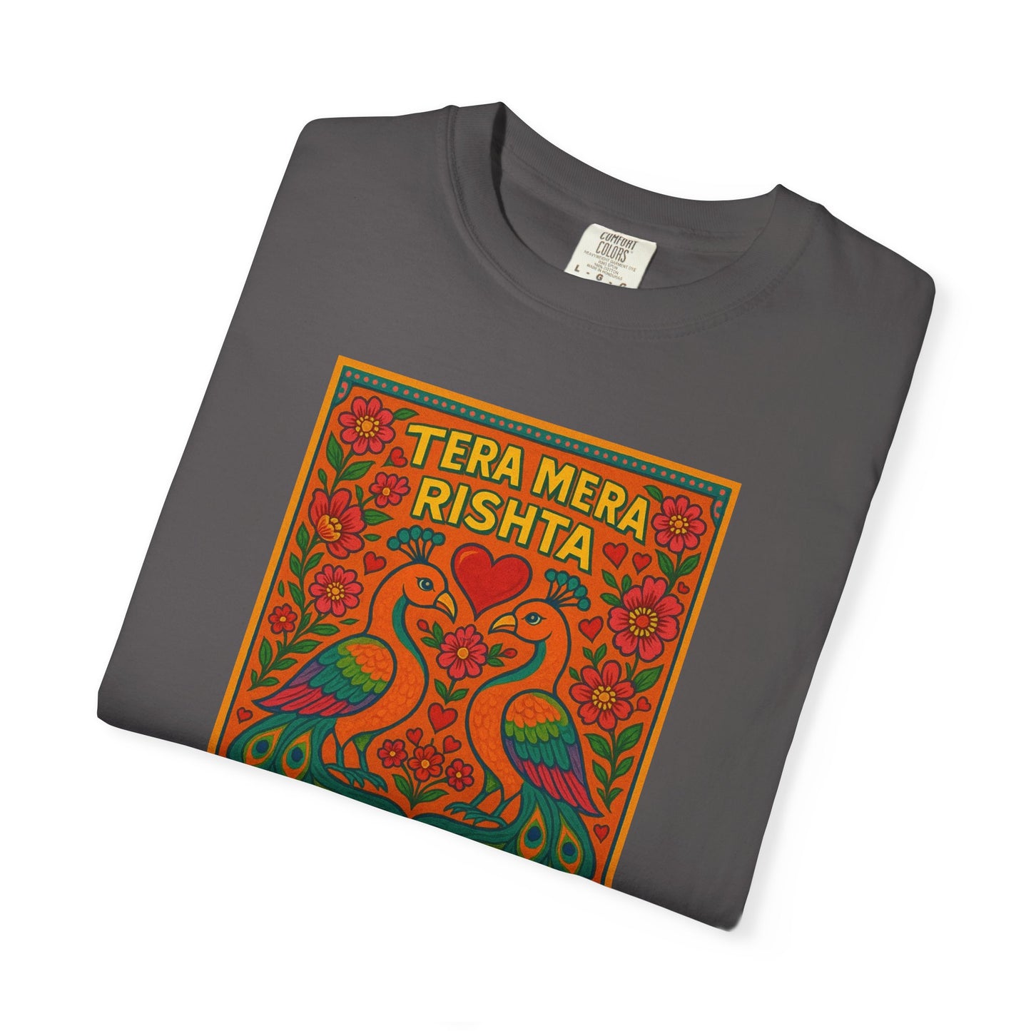 Tera Mera Rishta T-Shirt, Unisex Graphic Tee, Casual Wear, Festive Gift, Ethnic Design, Summer Top