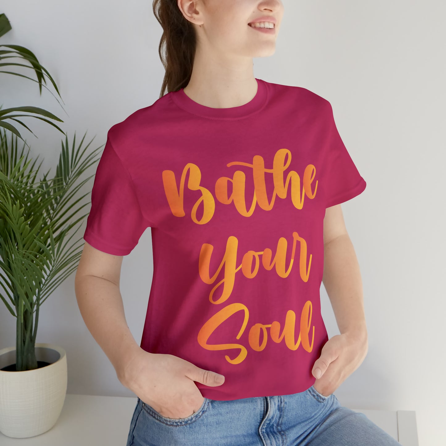 Bathe your soul Jersey Short Sleeve Tee