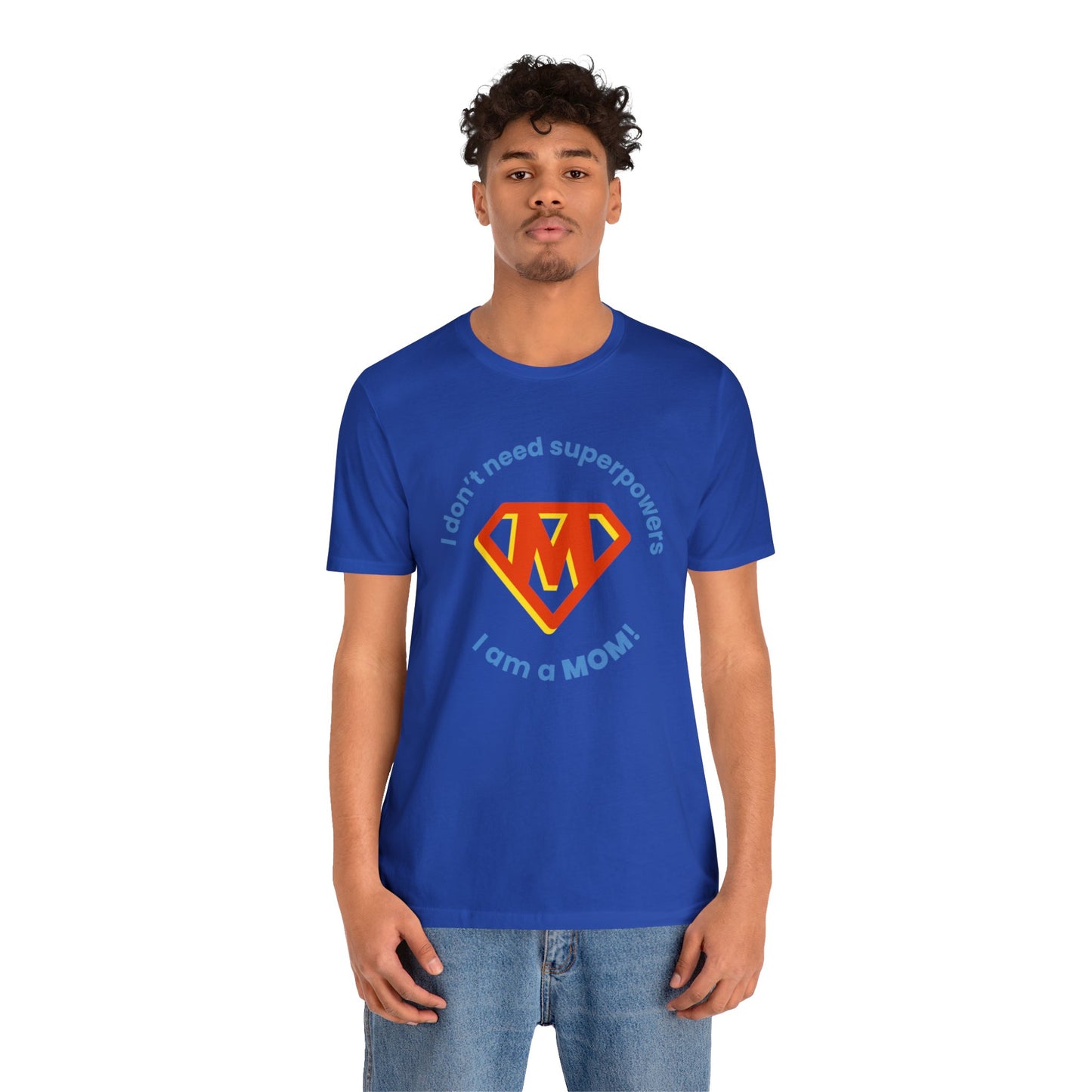Mom M Jersey Short Sleeve Tee