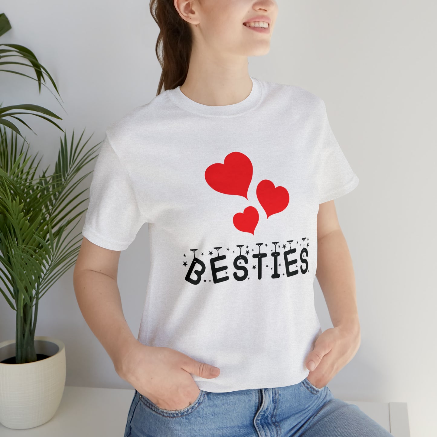 Besties Jersey Short Sleeve Tee