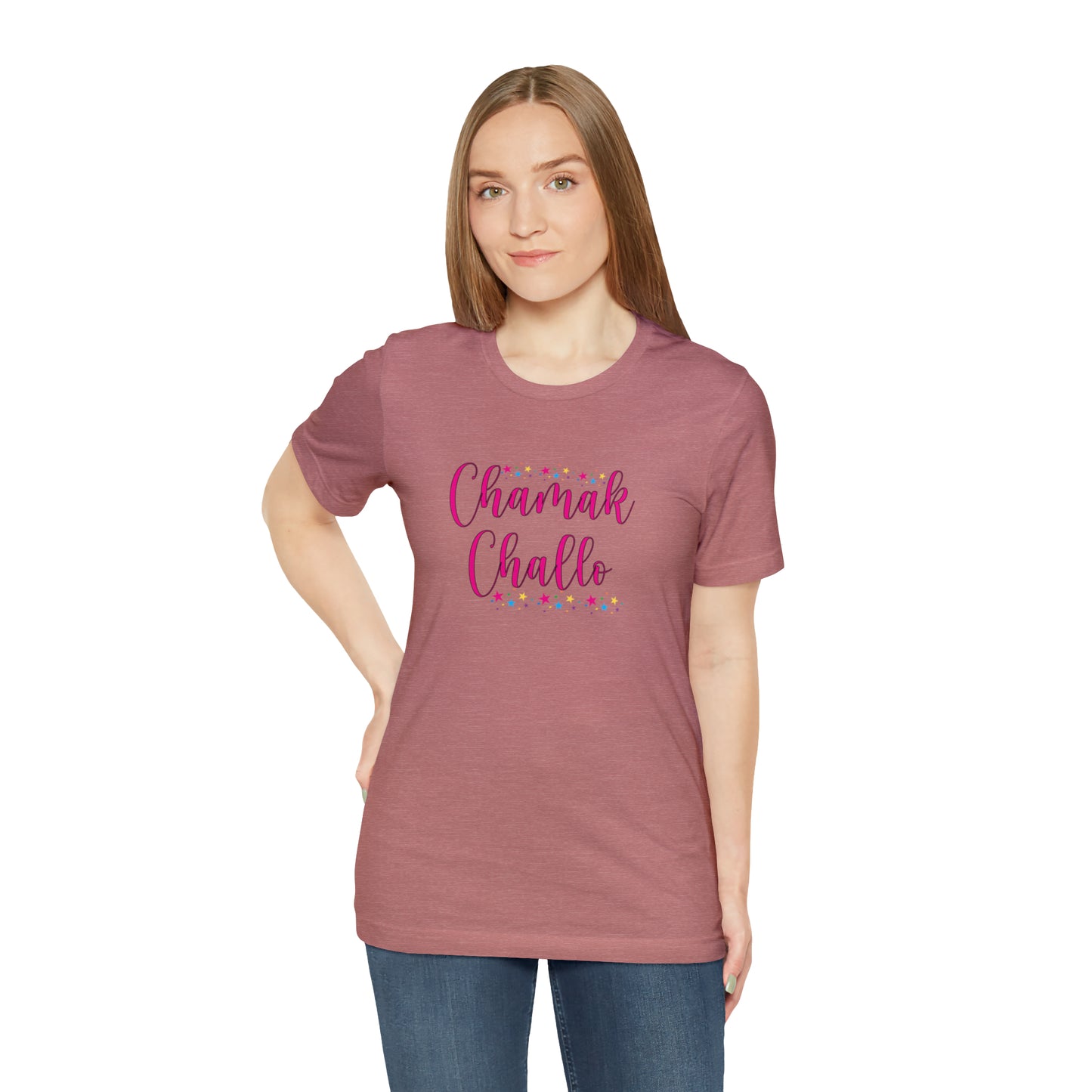 Chamak challo Jersey Short Sleeve Tee