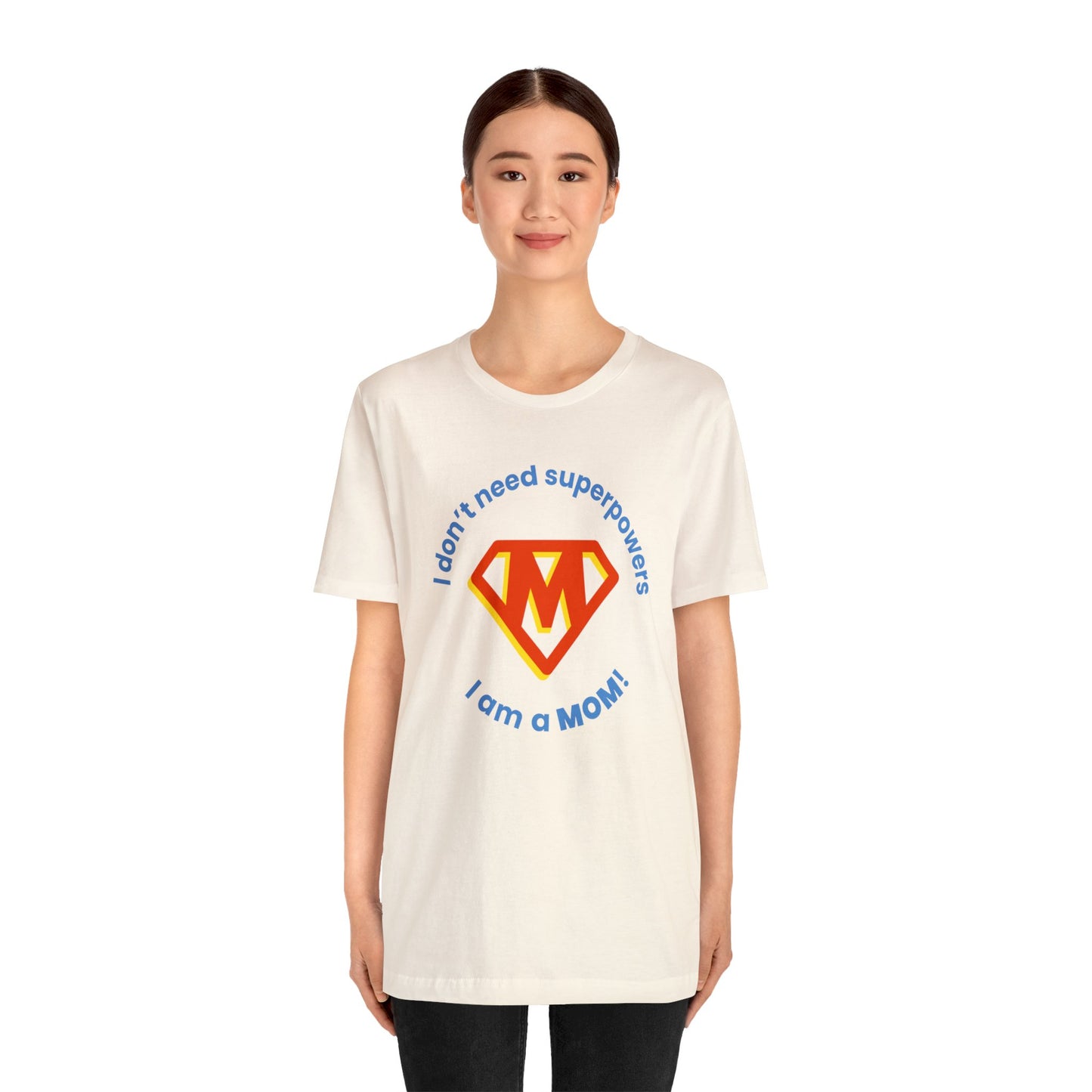 Mom M Jersey Short Sleeve Tee