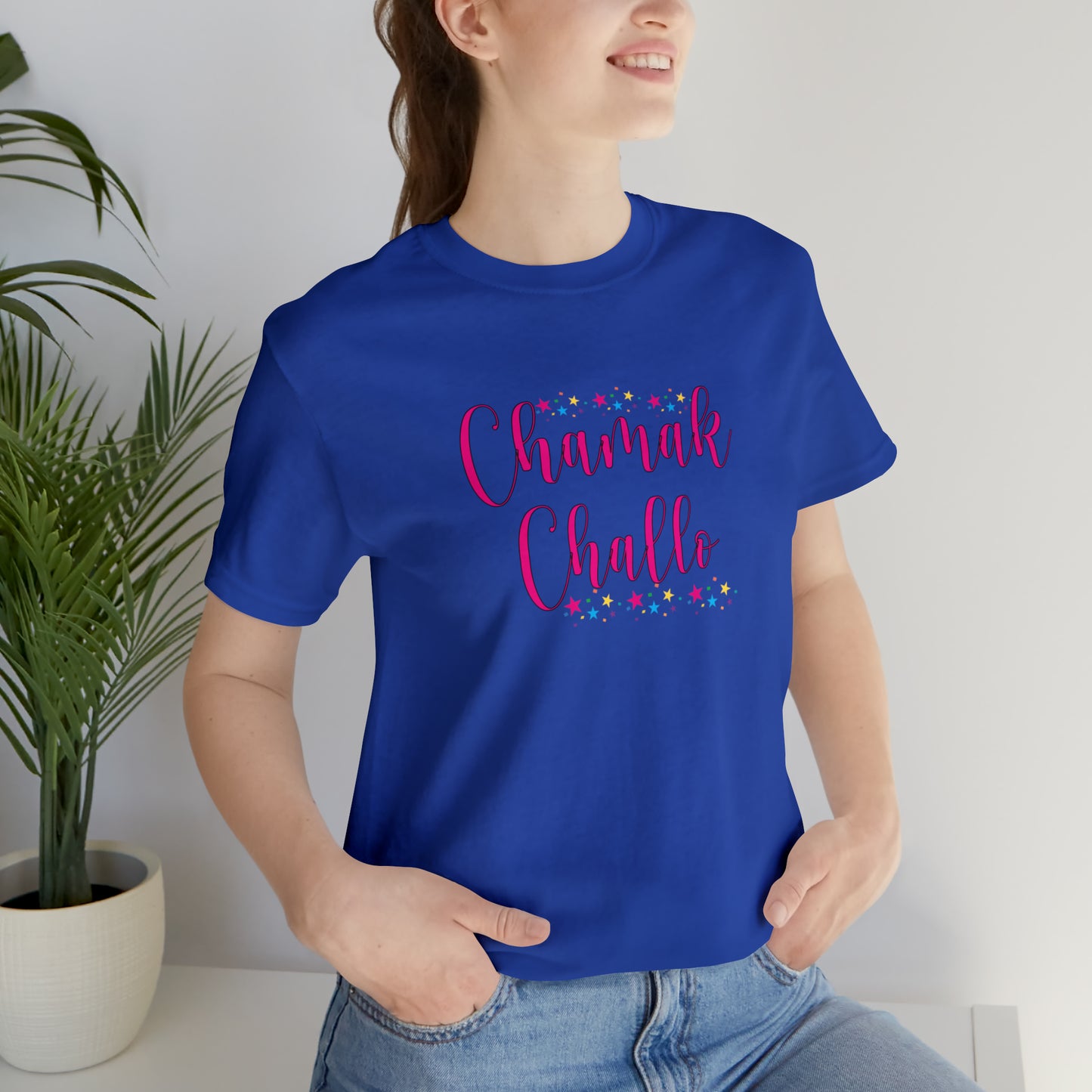 Chamak challo Jersey Short Sleeve Tee