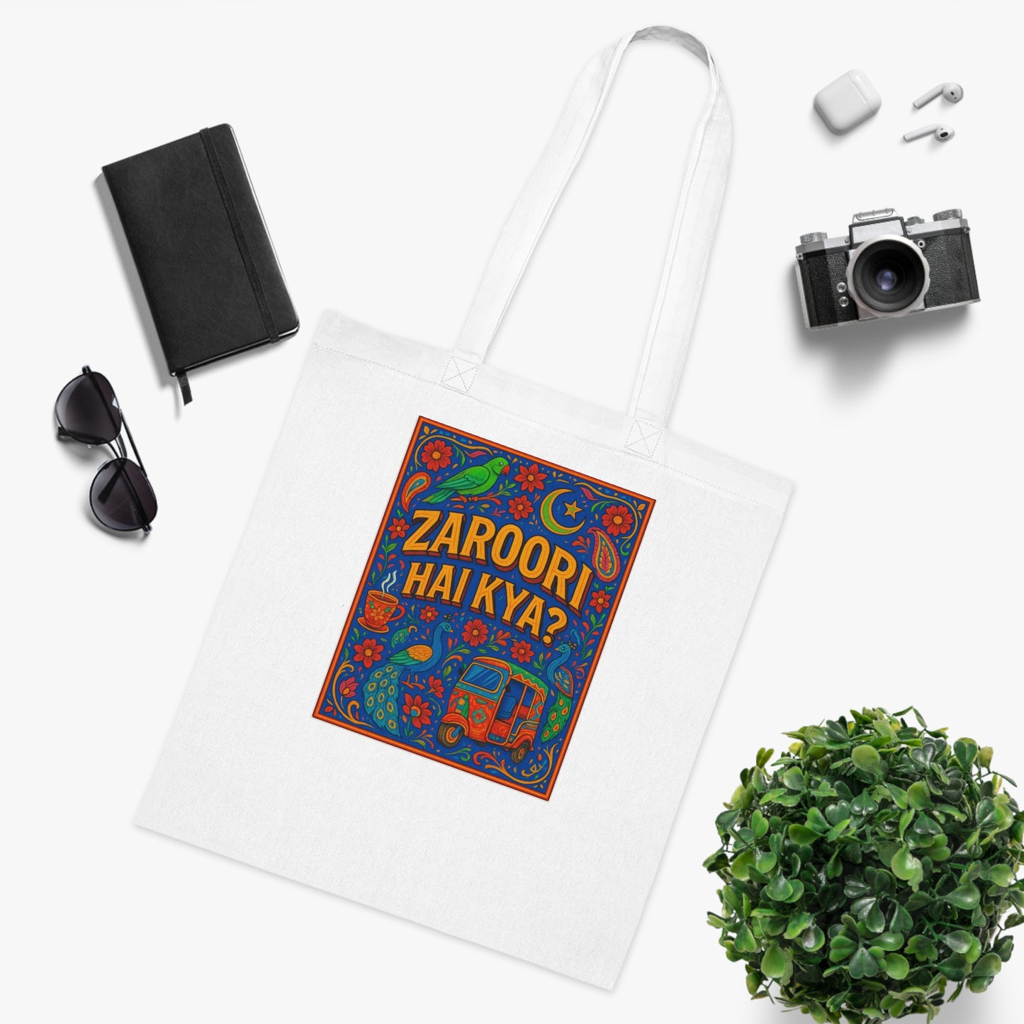 ZAROORI HAI KYA? Design - Eco-Friendly Bag for Shopping, Beach, Gifts, Festivals, and Everyday Use