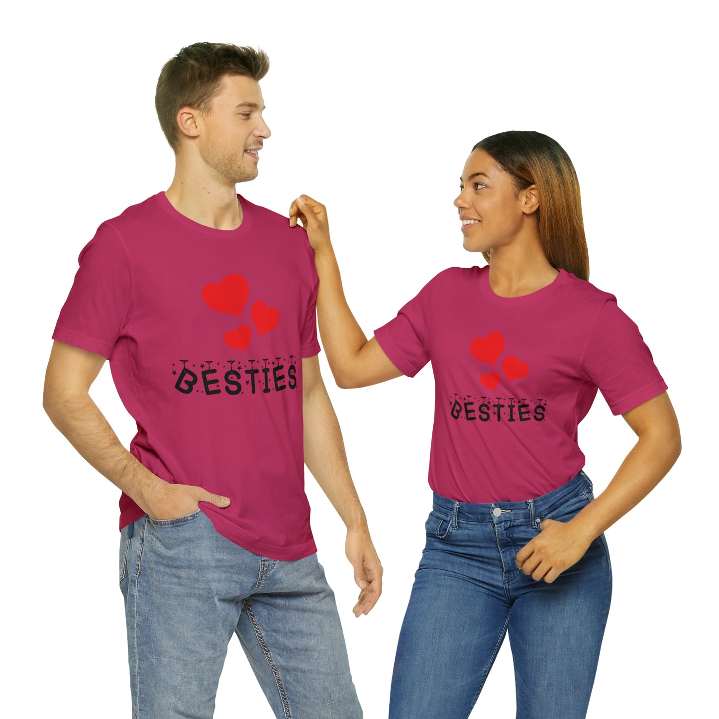 Besties Jersey Short Sleeve Tee