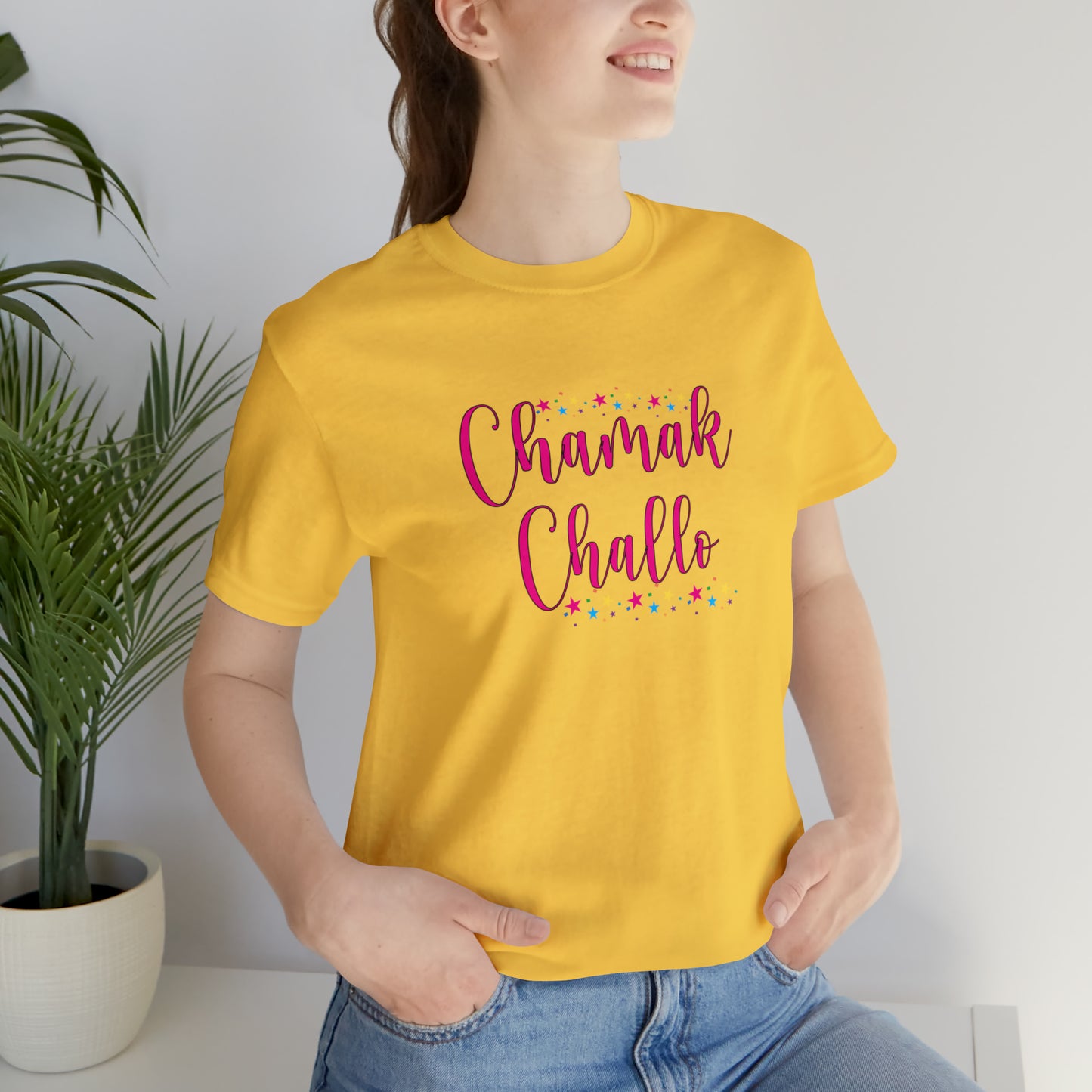 Chamak challo Jersey Short Sleeve Tee