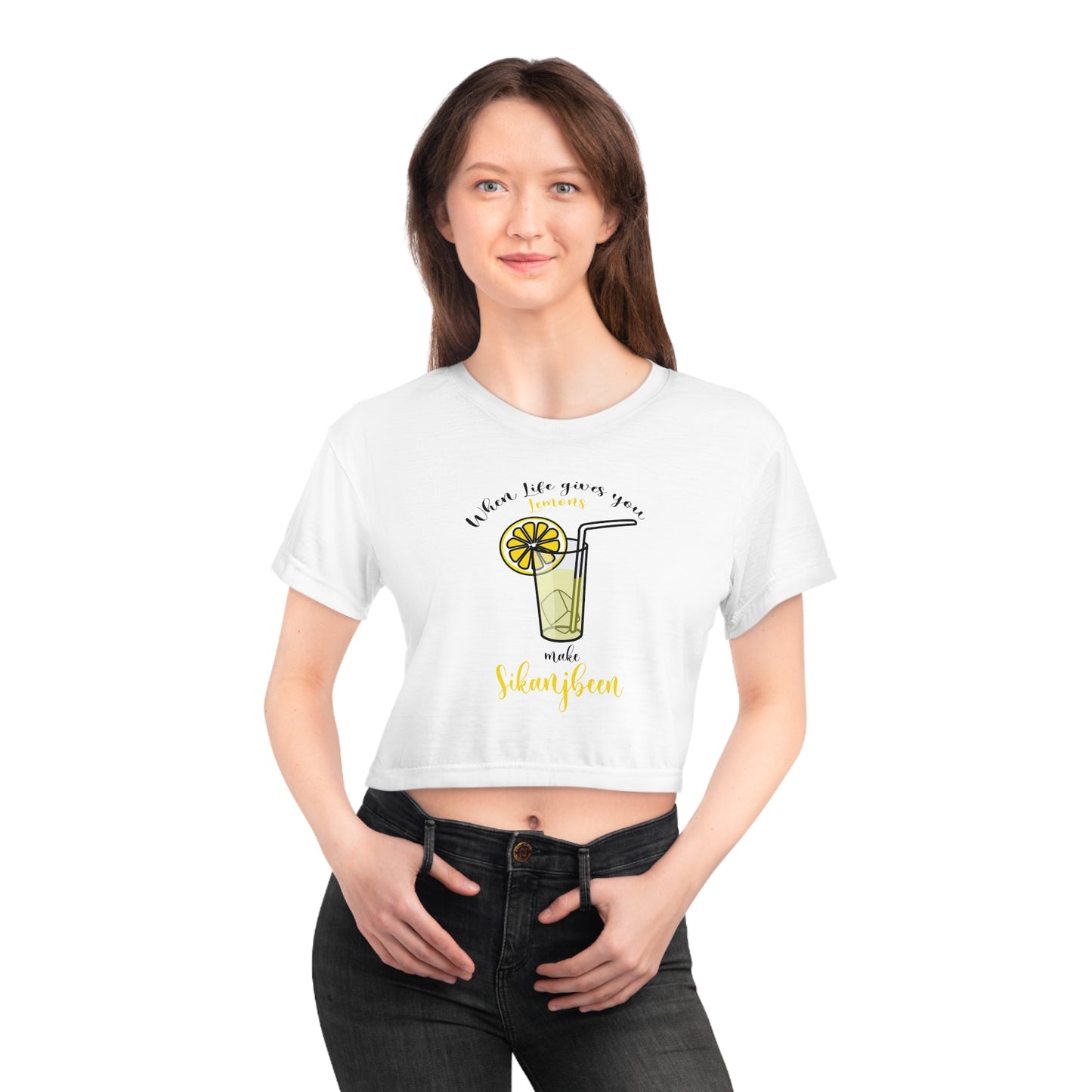 When life gives you lemon Crop Tee