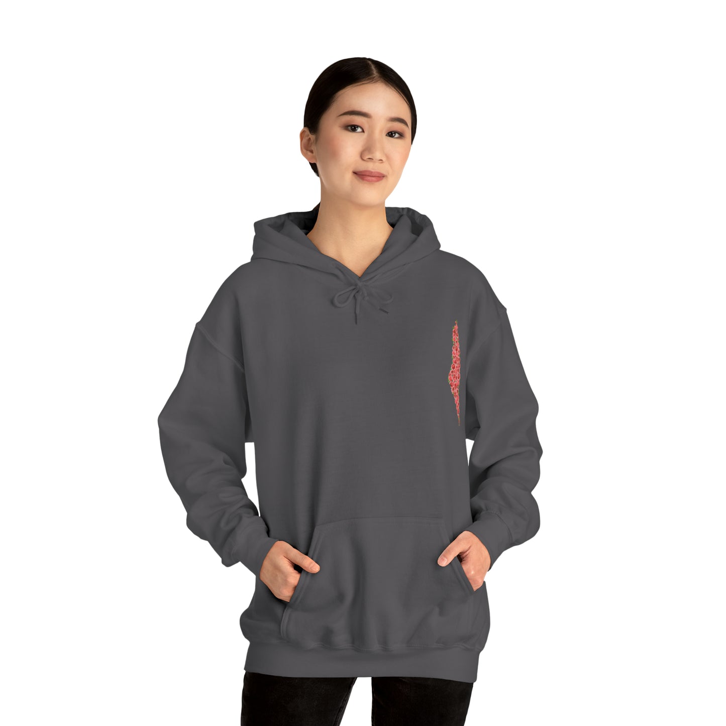 Heavy Blend™ Hooded Sweatshirt palestine floral womens design