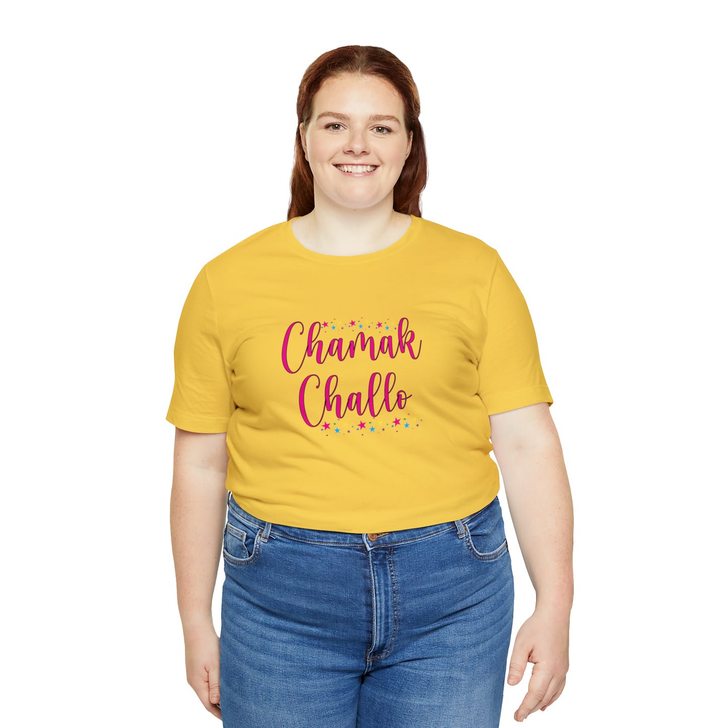 Chamak challo Jersey Short Sleeve Tee