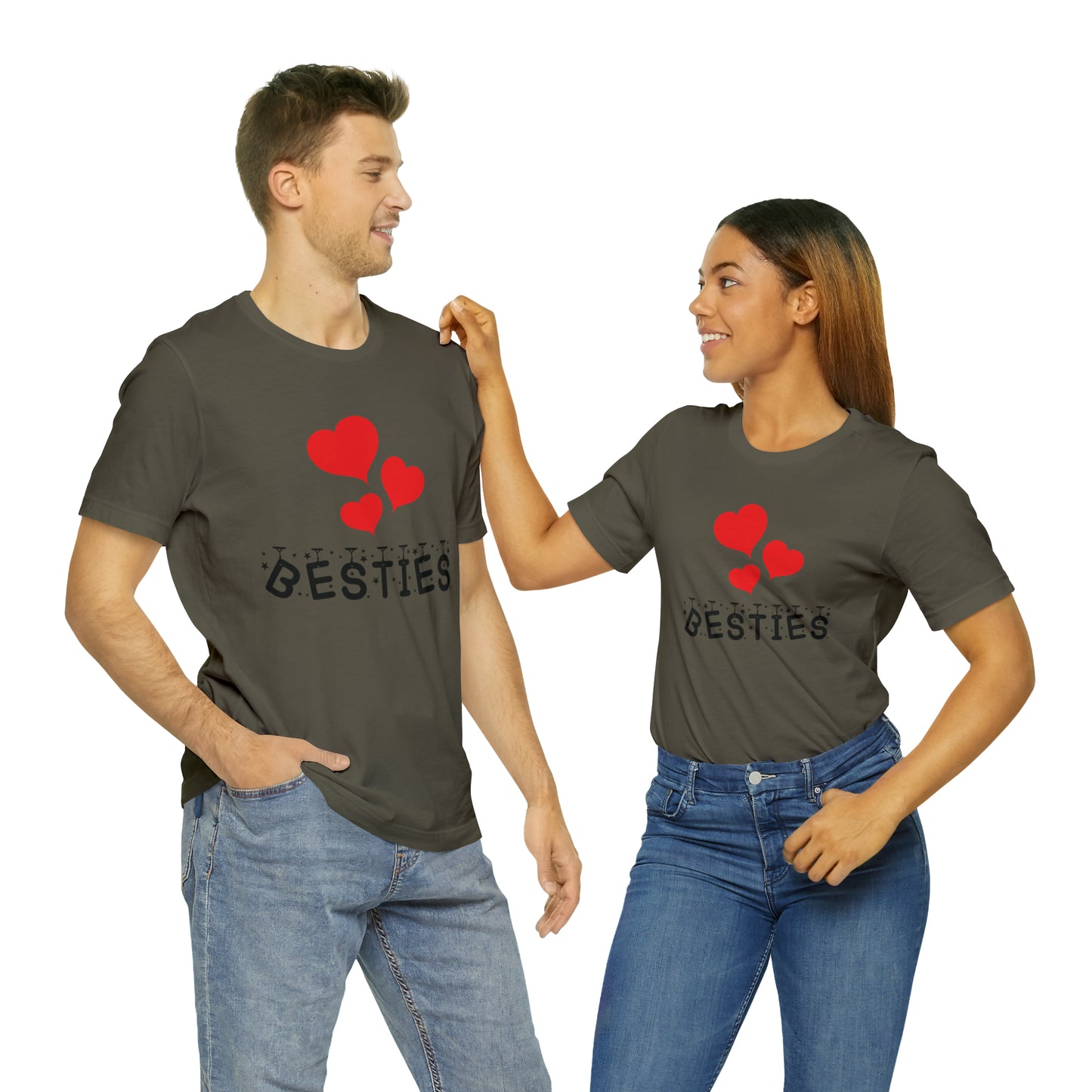 Besties Jersey Short Sleeve Tee