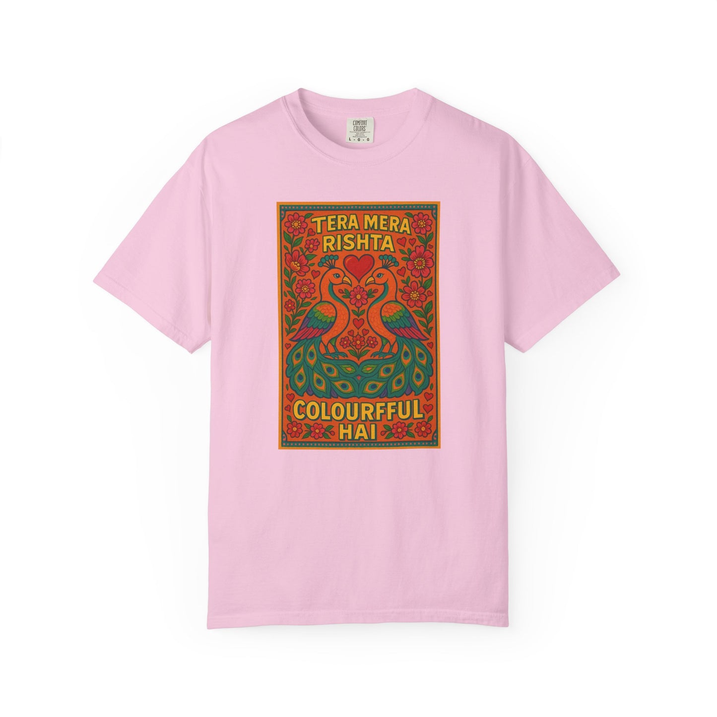 Tera Mera Rishta T-Shirt, Unisex Graphic Tee, Casual Wear, Festive Gift, Ethnic Design, Summer Top