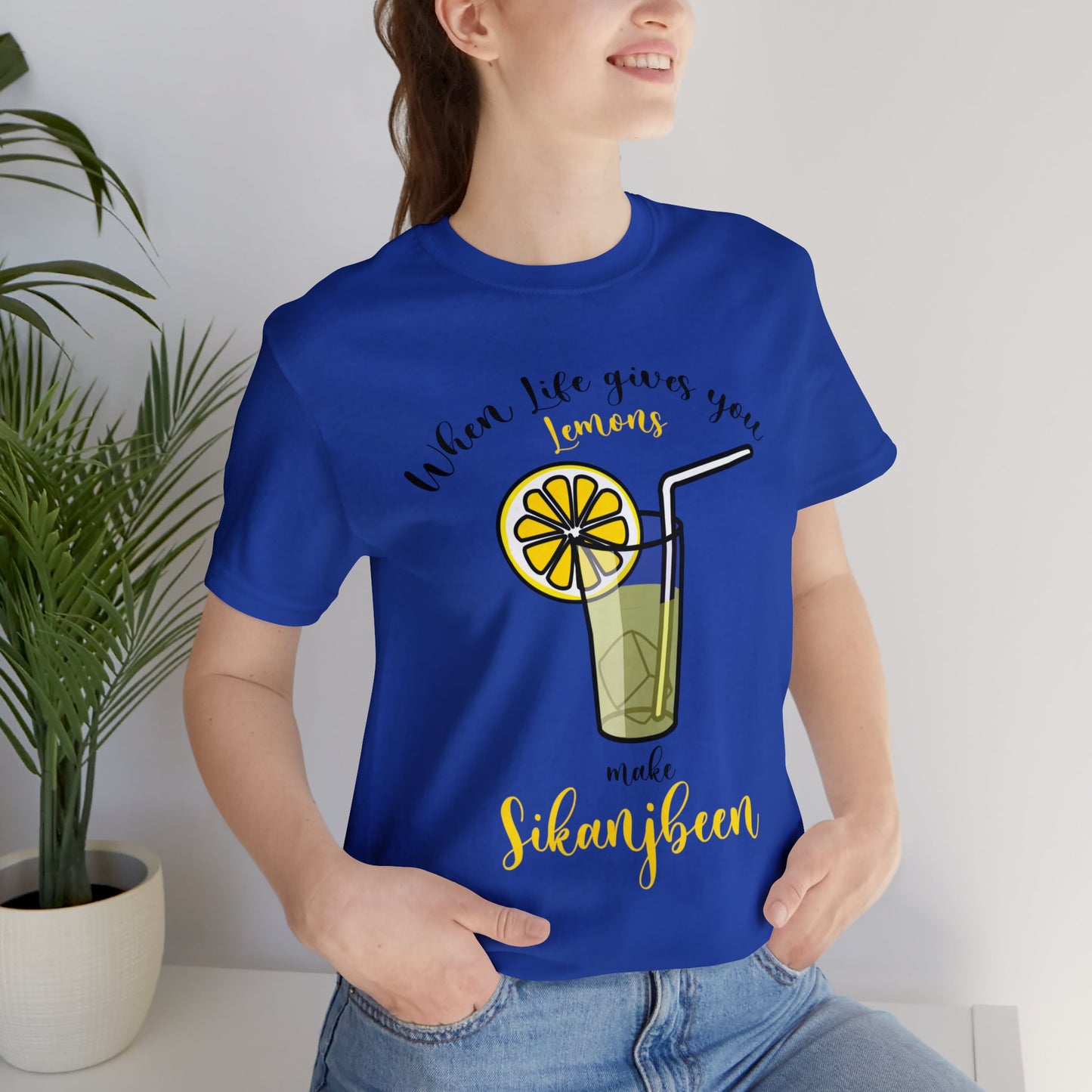 When life gives you lemons Jersey Short Sleeve Tee