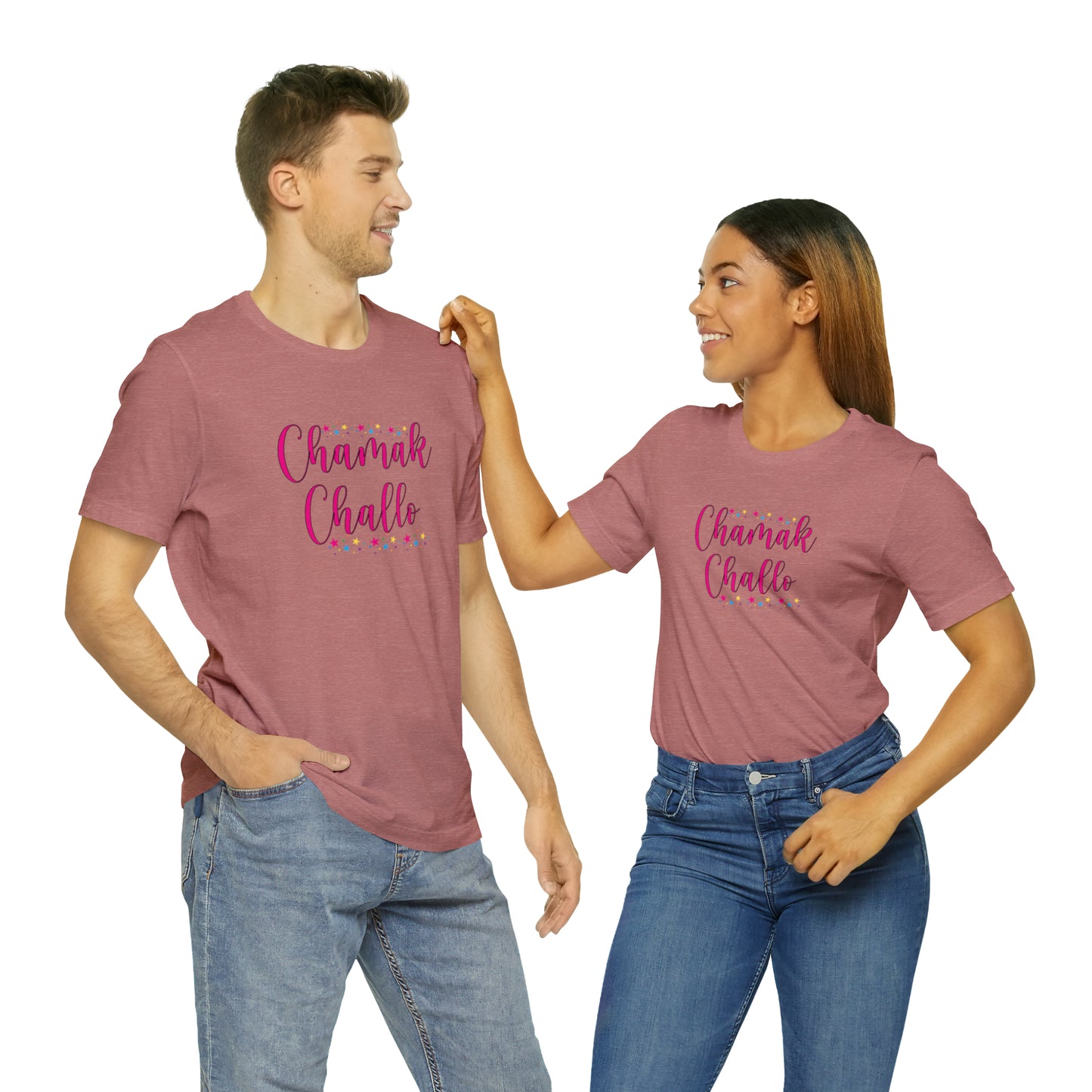 Chamak challo Jersey Short Sleeve Tee