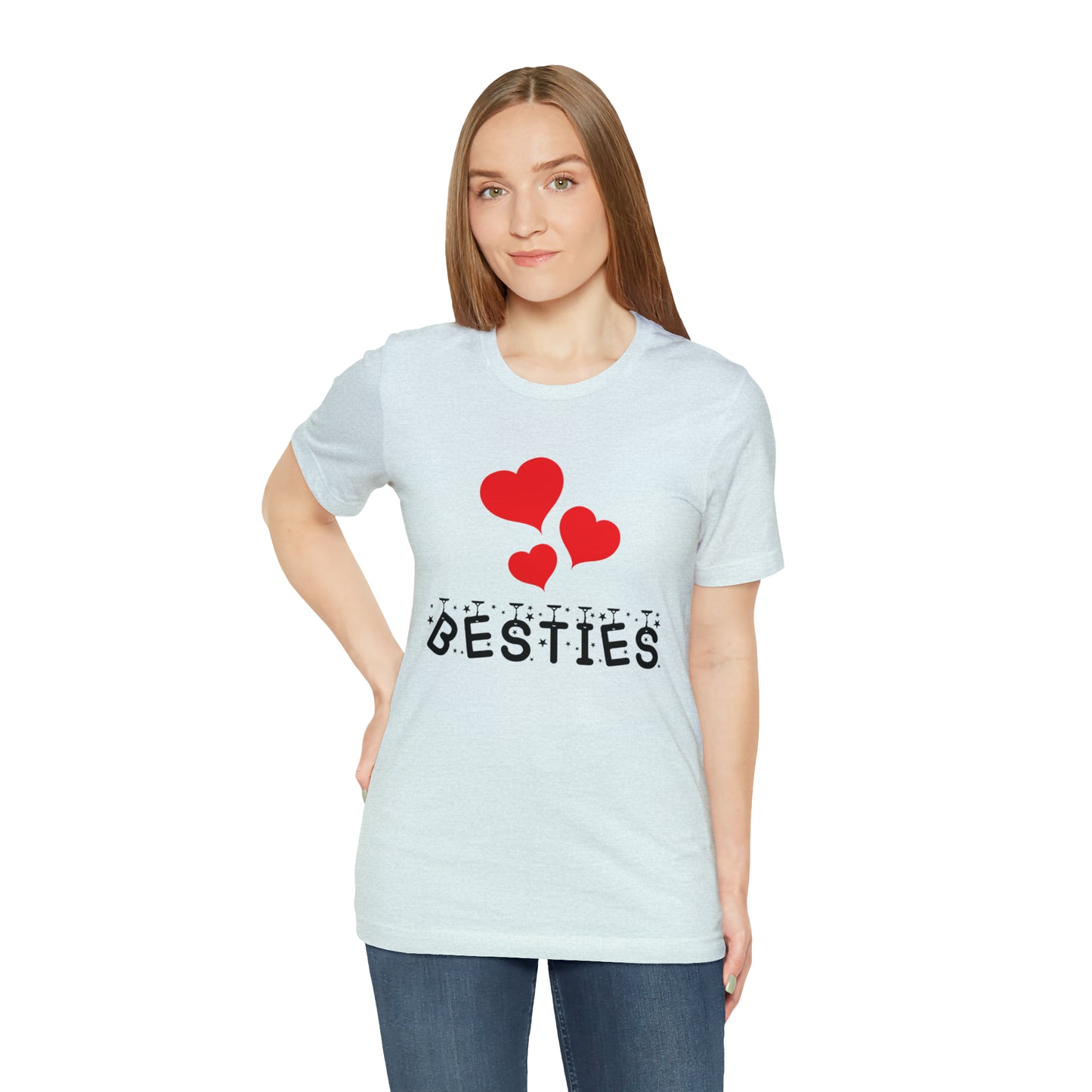 Besties Jersey Short Sleeve Tee