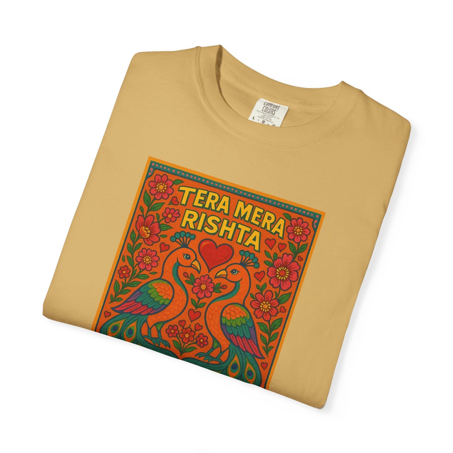 Tera Mera Rishta T-Shirt, Unisex Graphic Tee, Casual Wear, Festive Gift, Ethnic Design, Summer Top