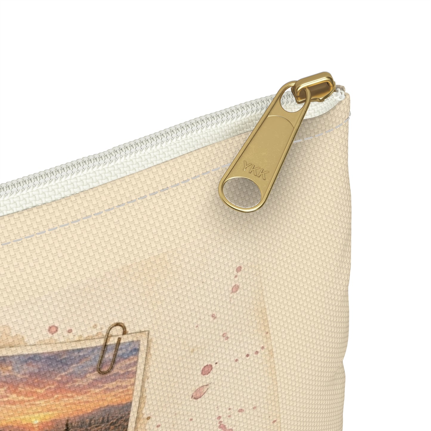 Camera Collage Accessory Pouch — 'Bas Aik Aur Photo' Travel Makeup & Gadget Organizer