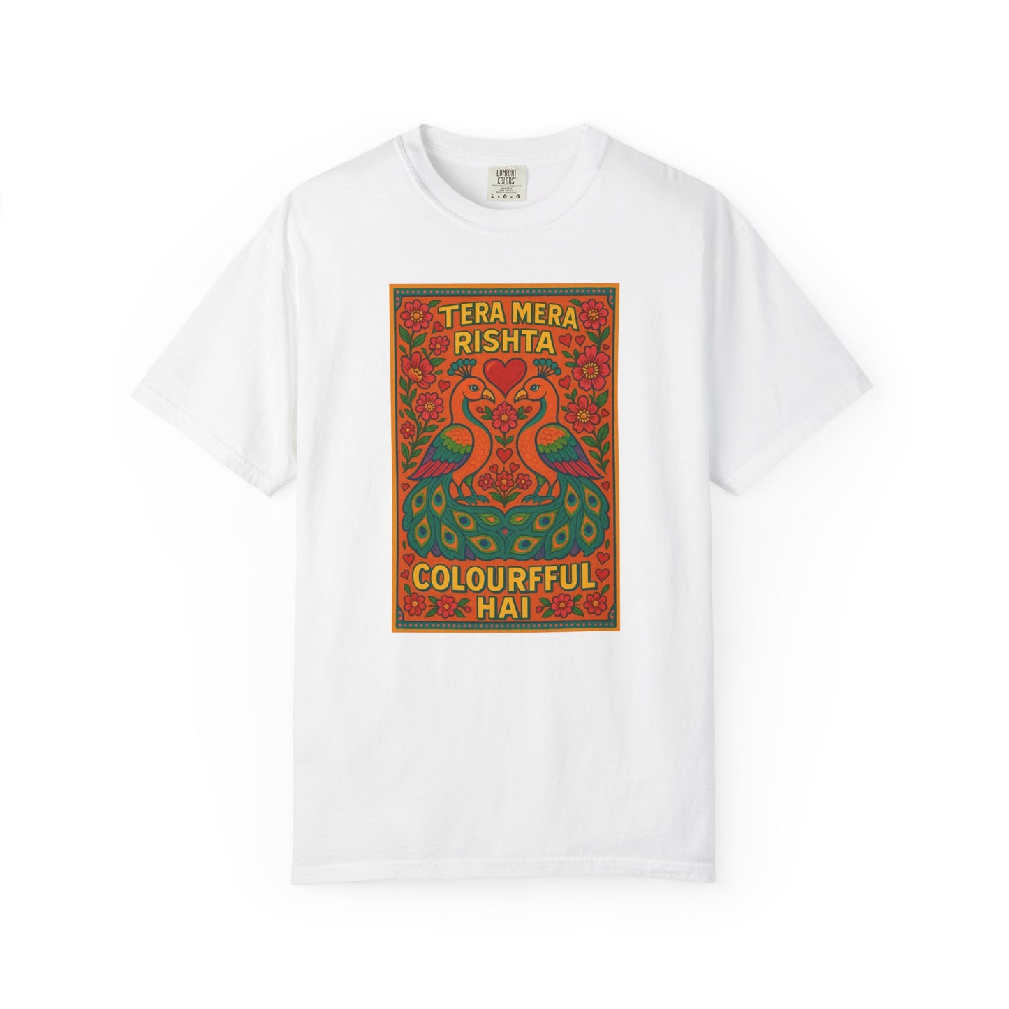 Tera Mera Rishta T-Shirt, Unisex Graphic Tee, Casual Wear, Festive Gift, Ethnic Design, Summer Top