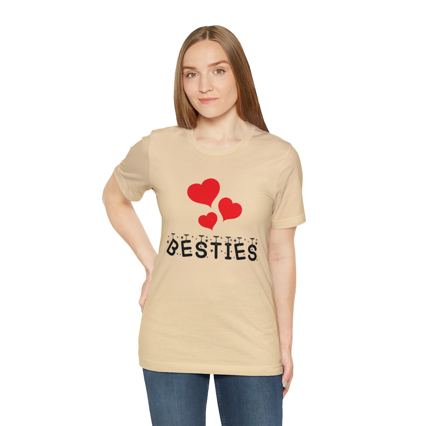 Besties Jersey Short Sleeve Tee