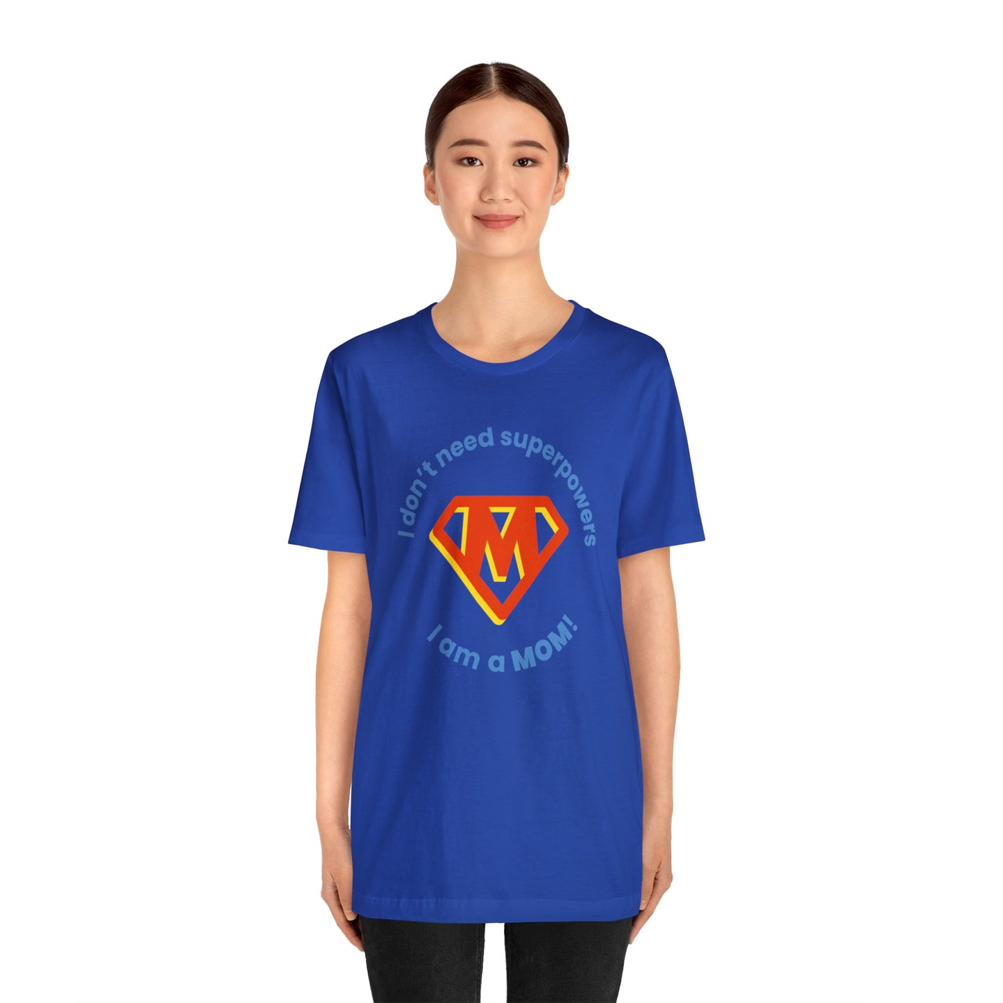 Mom M Jersey Short Sleeve Tee